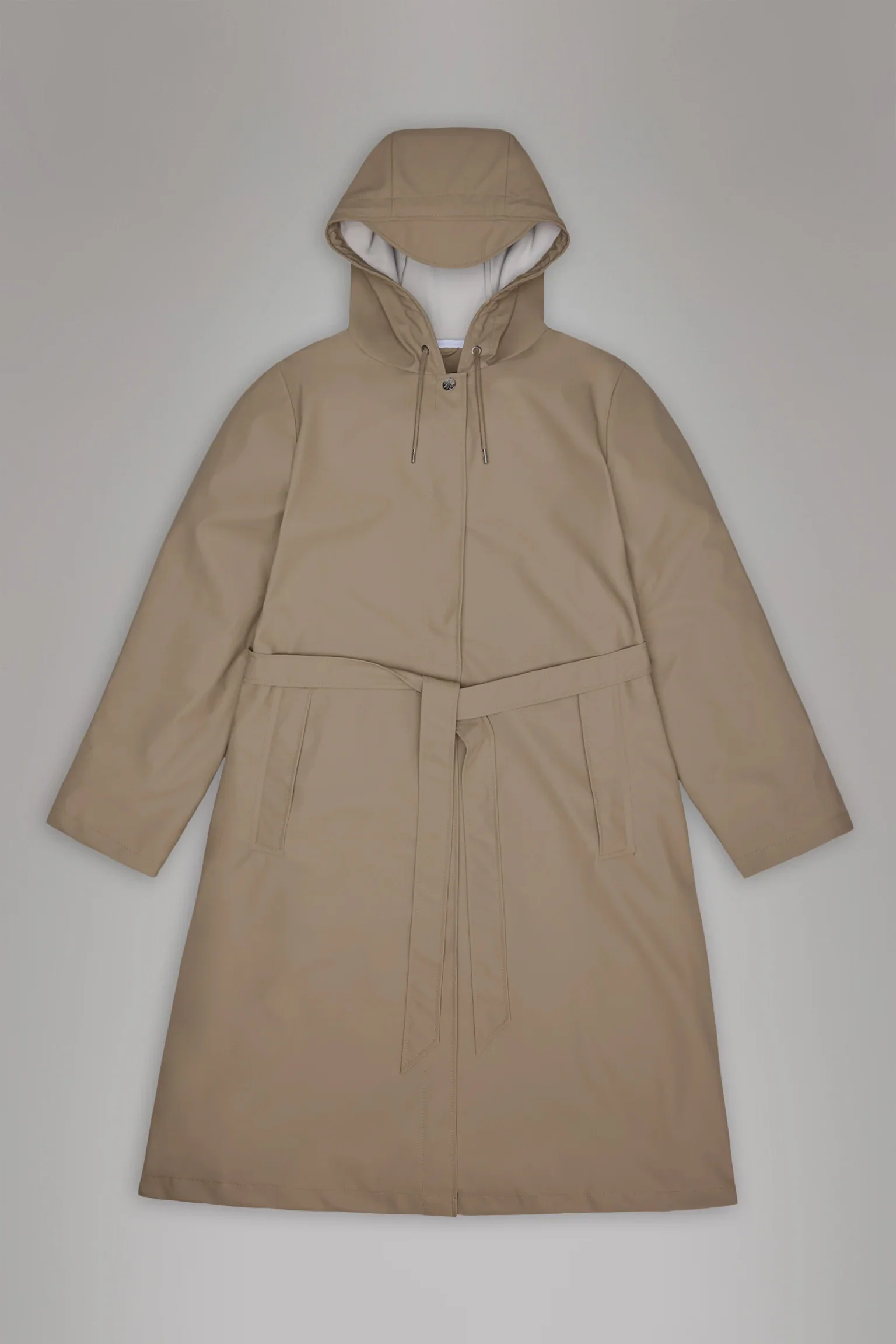 A-Line Longer W Jacket W3 - Beige