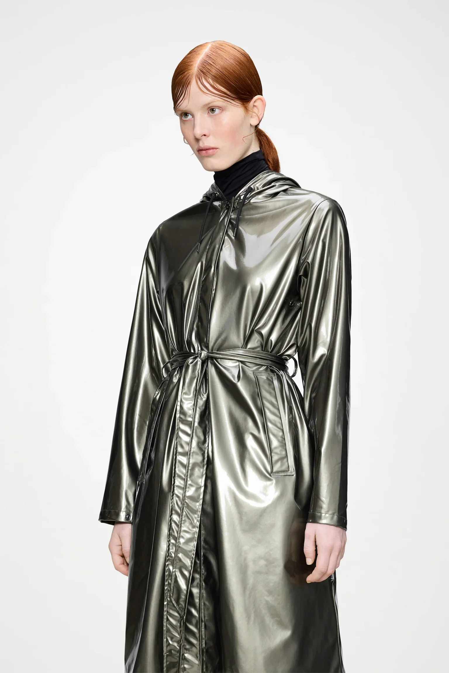 A-Line Longer W Jacket W3 - Raven - Image 4