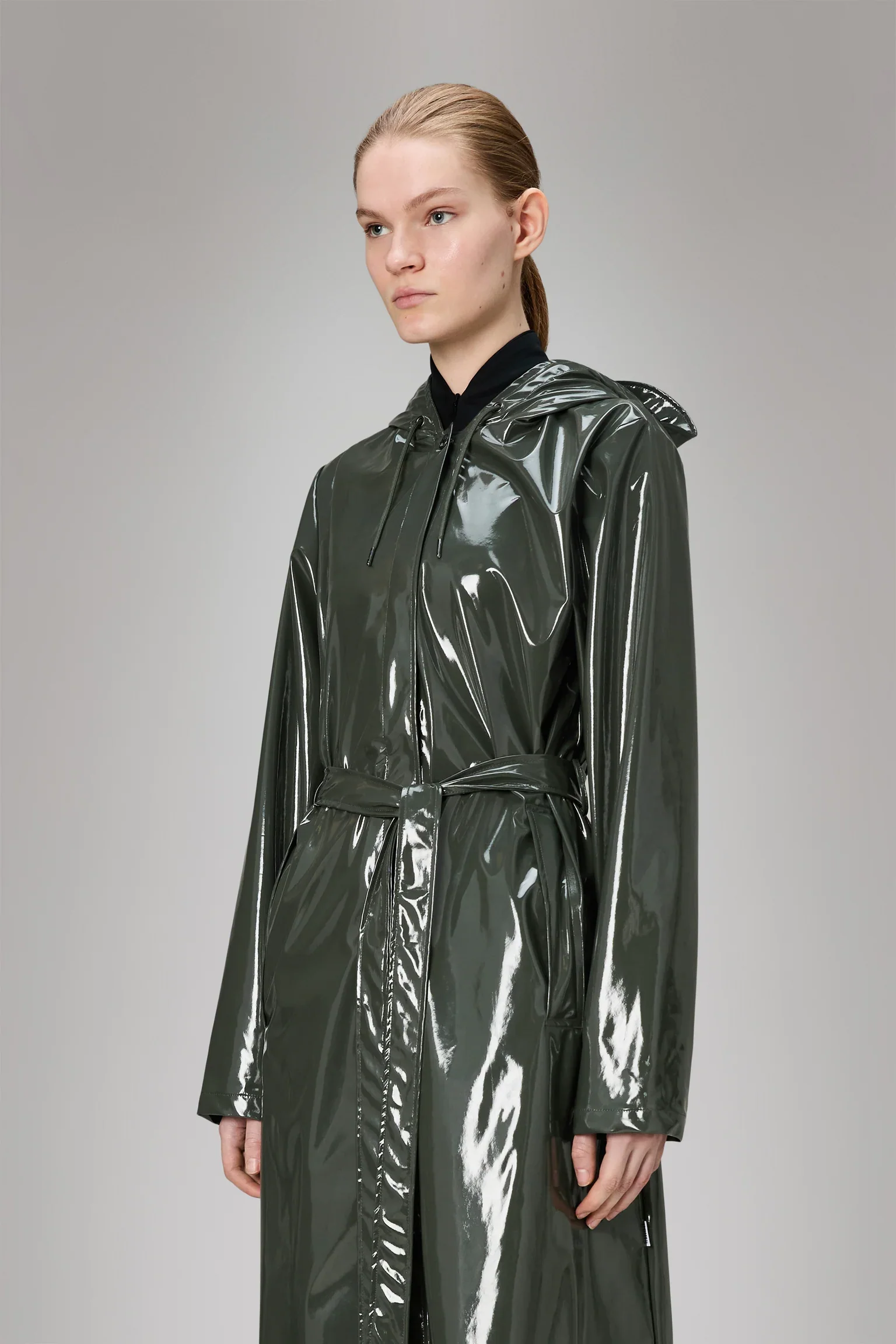 A-Line Longer W Jacket W3 - Swamp - Image 3