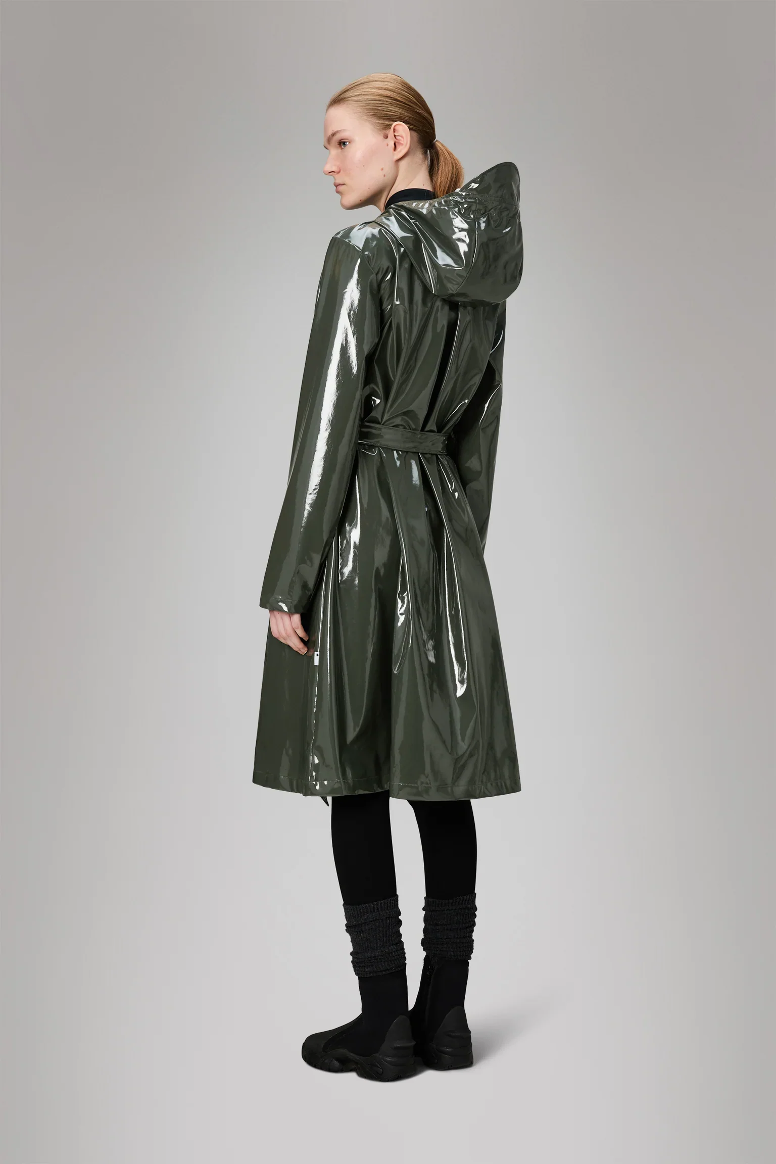 A-Line Longer W Jacket W3 - Swamp - Image 4