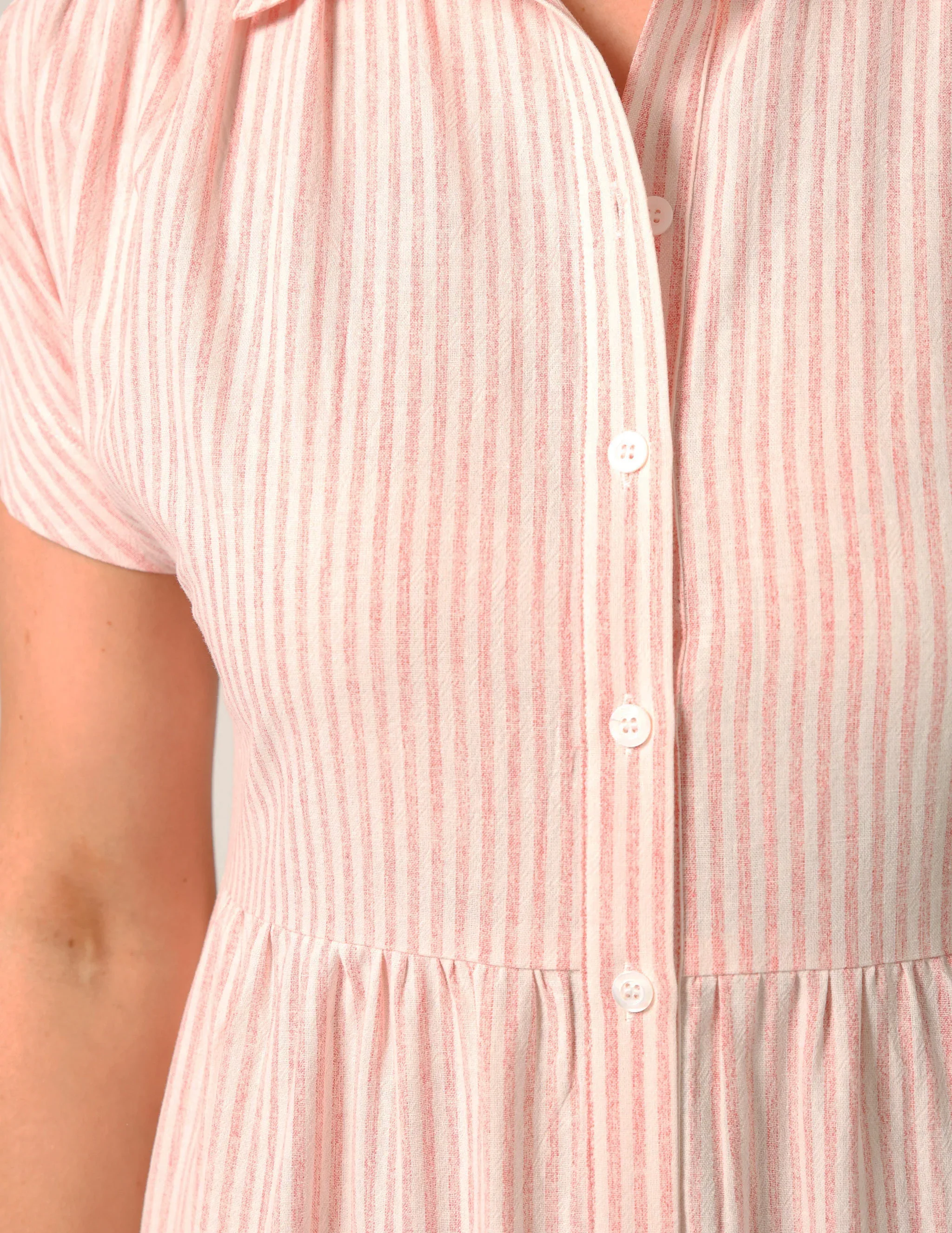 Antonia Dress Rose Stripe - Image 3