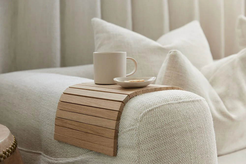 Arm Chair Side Rest - Natural - Image 2
