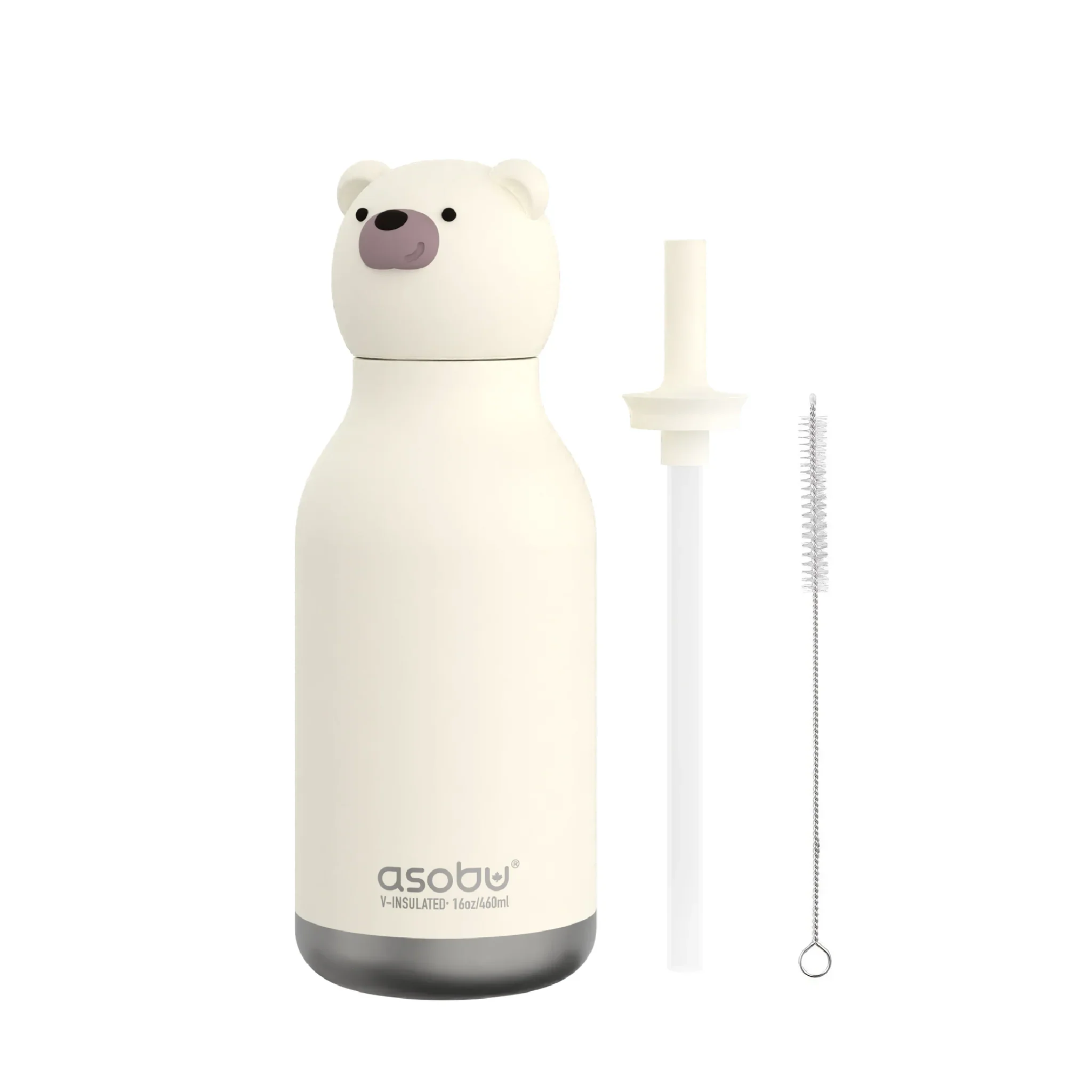 ASOBU Bestie Bottle 460ml Polar Bear - Image 5