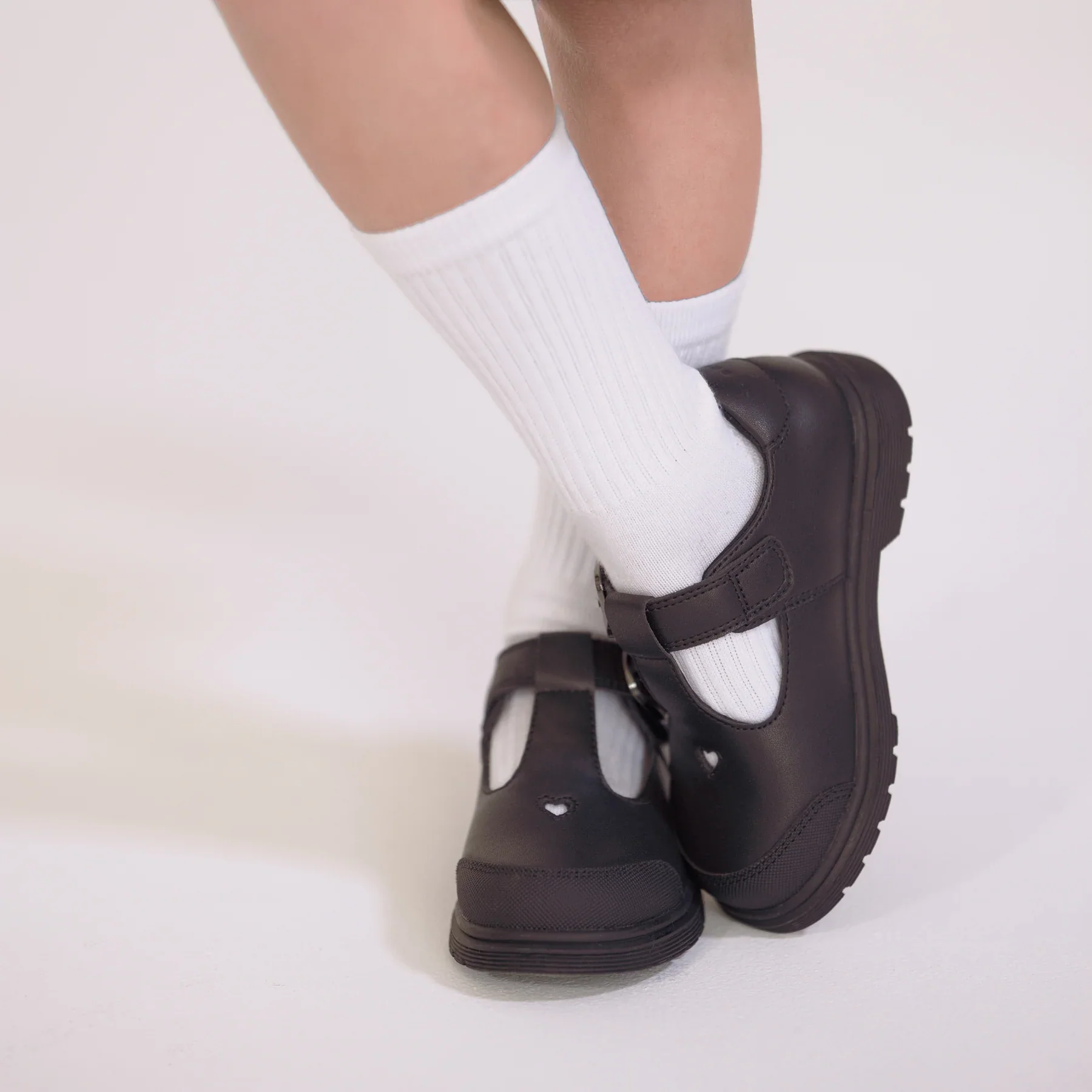Athena Black School Shoes - Image 3