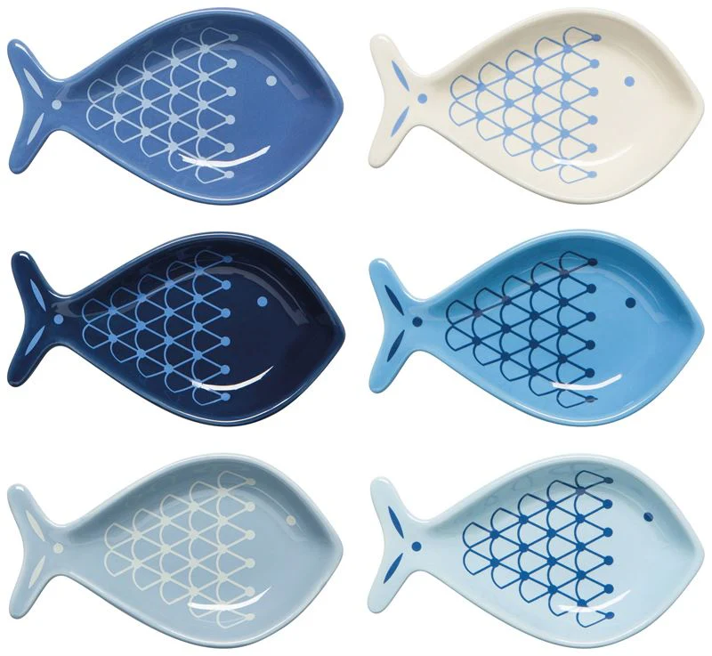 Aveiro Shaped Set of 6 - Pinch Bowls