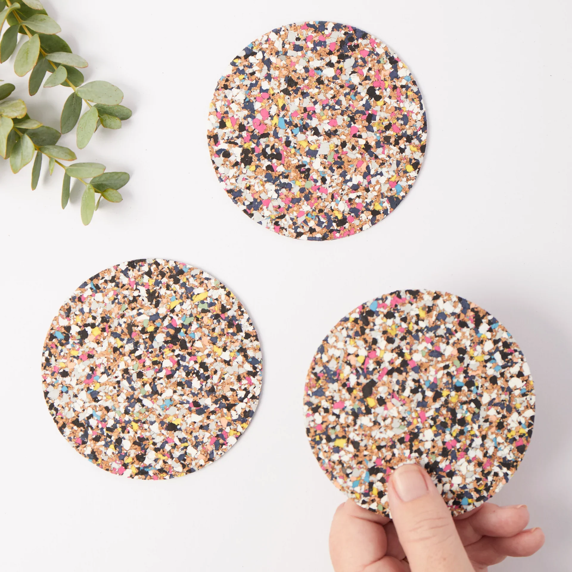 Beach Clean Round Coaster set of 4 - Image 3