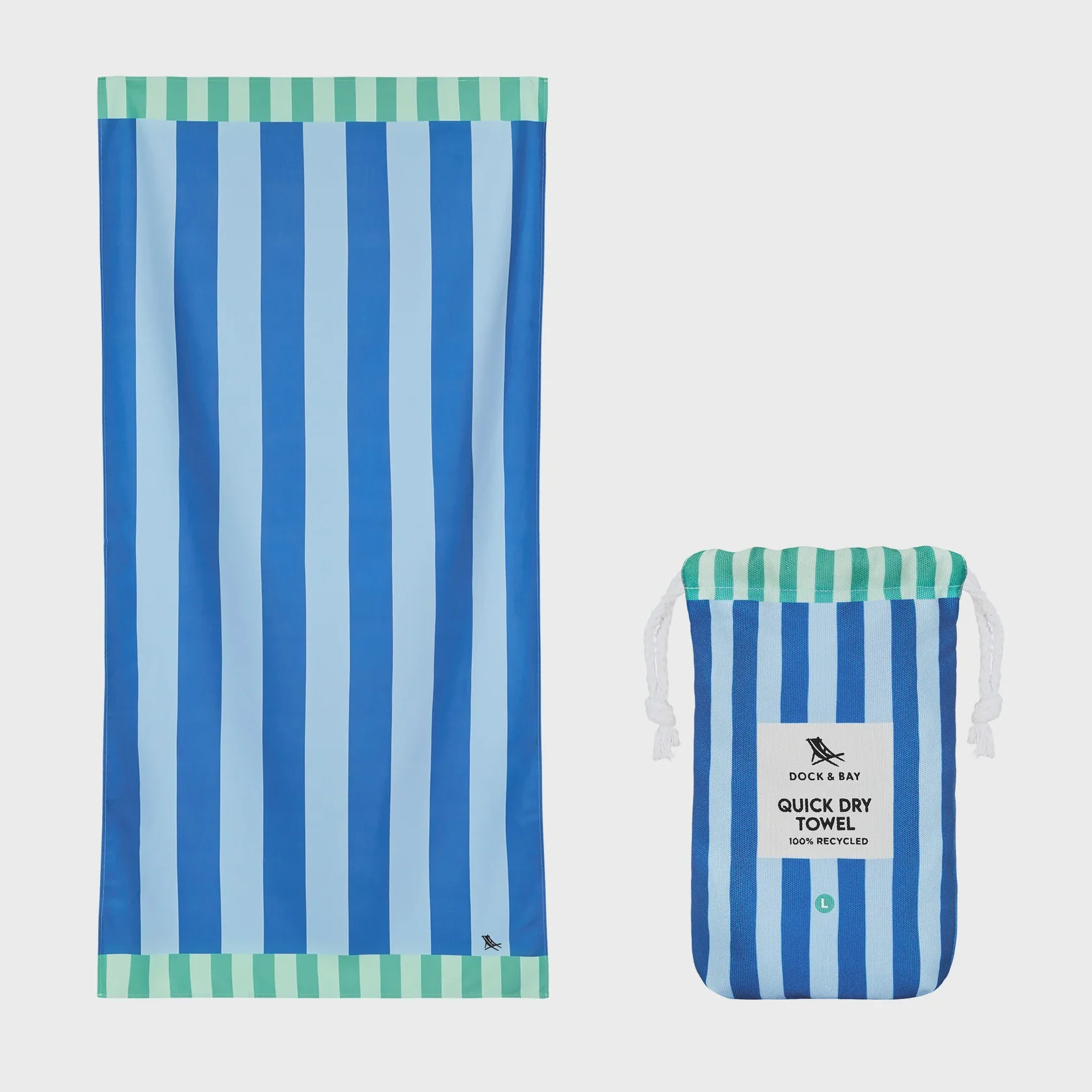 Beach Towel - Clubhouse Collection - Blue Sky - L