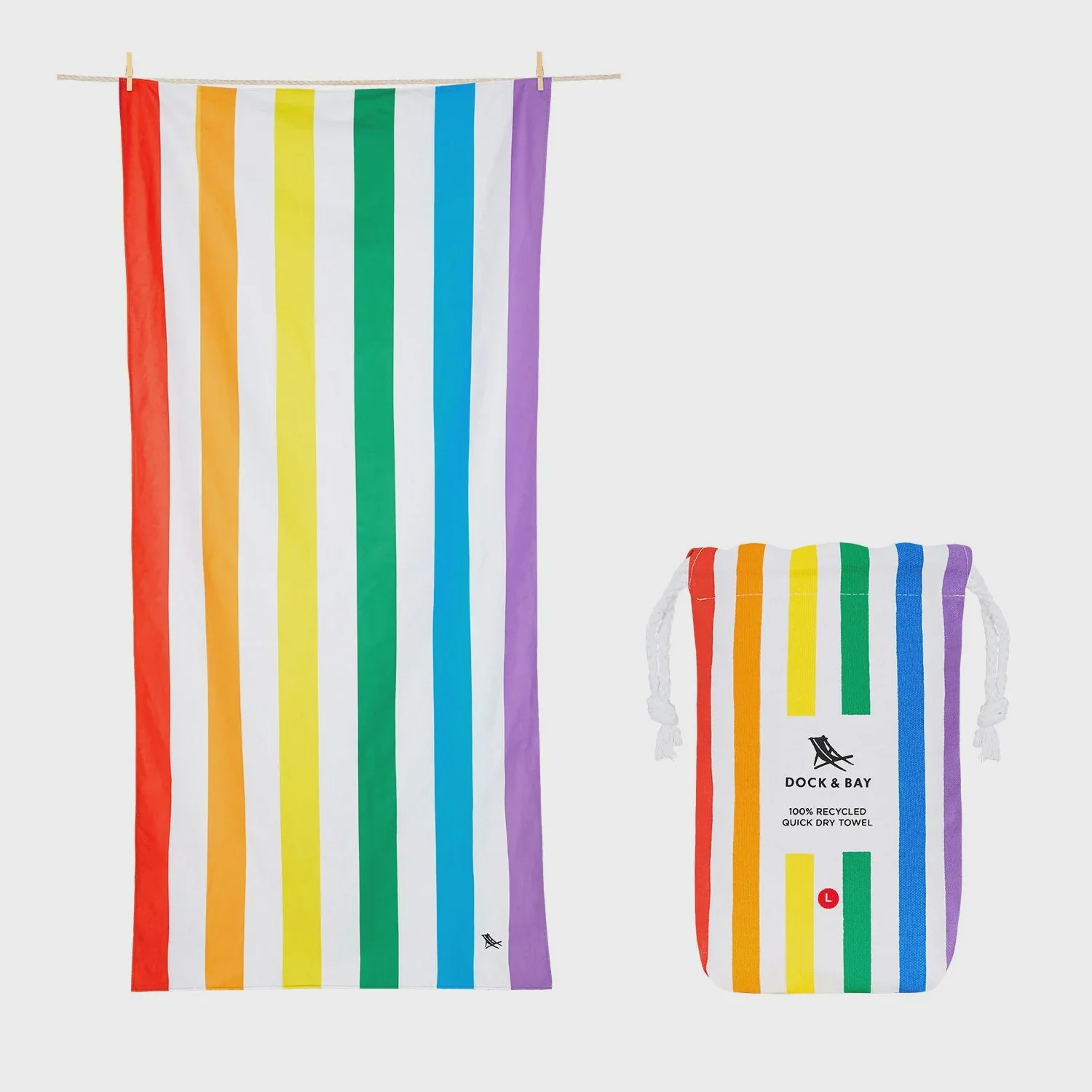 Beach Towel - Summer Collection - Rainbow Skies - Image 2