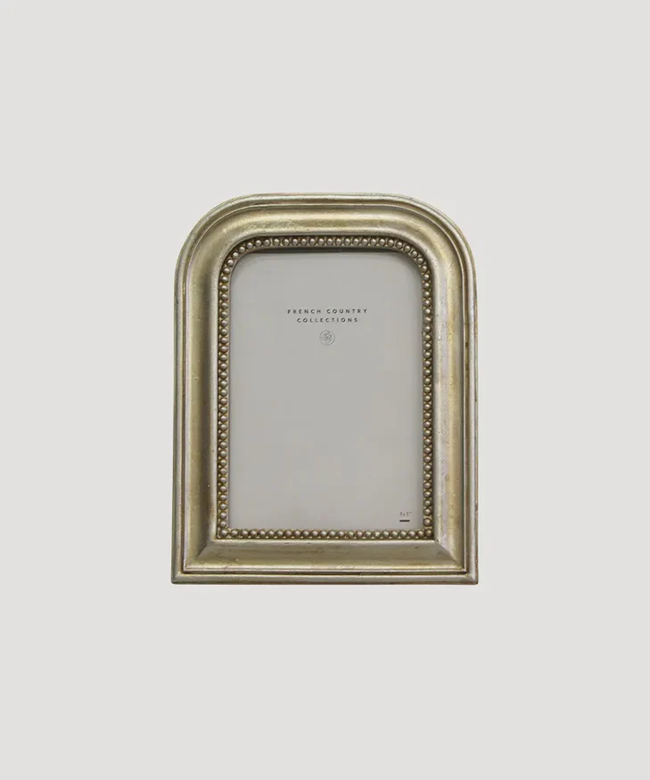 Beaded Arch Photo Frame Silver 5x7"