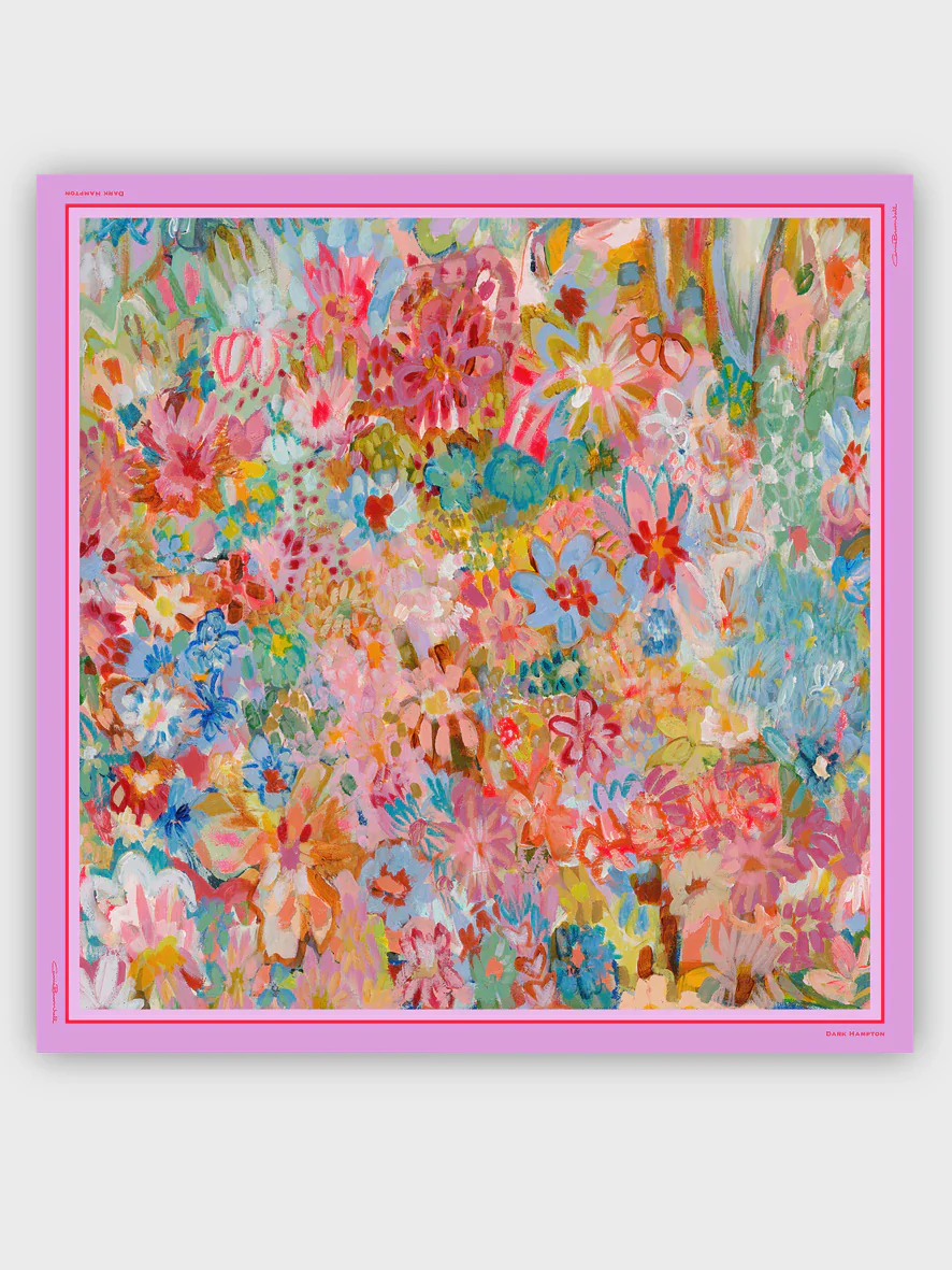 CARRIE BROOMHALL AMELIE LARGE SILK SCARF - Image 3