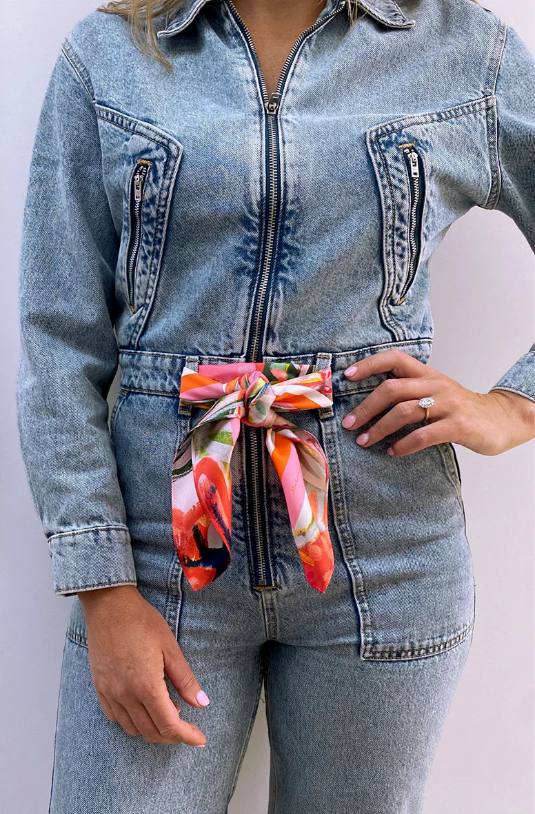 CARRIE BROOMHALL INDIA PETITE SILK SCARF - Image 5