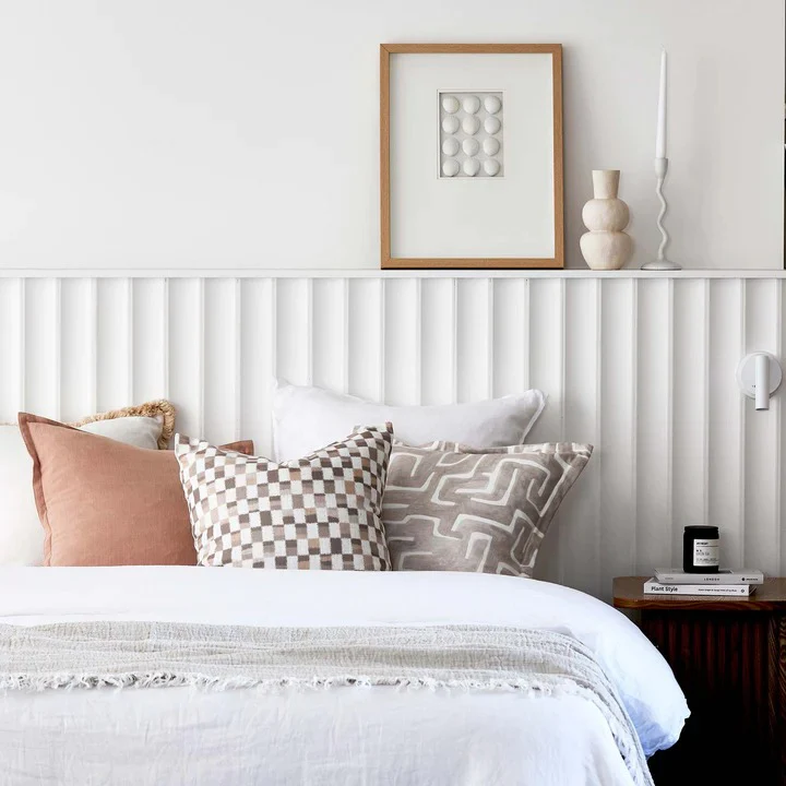 Checkerboard Neutral Cushion - Image 2