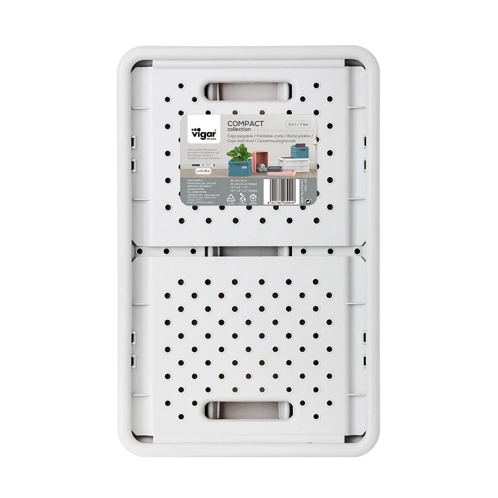 Compact Folding Crate - Sand White - Image 16