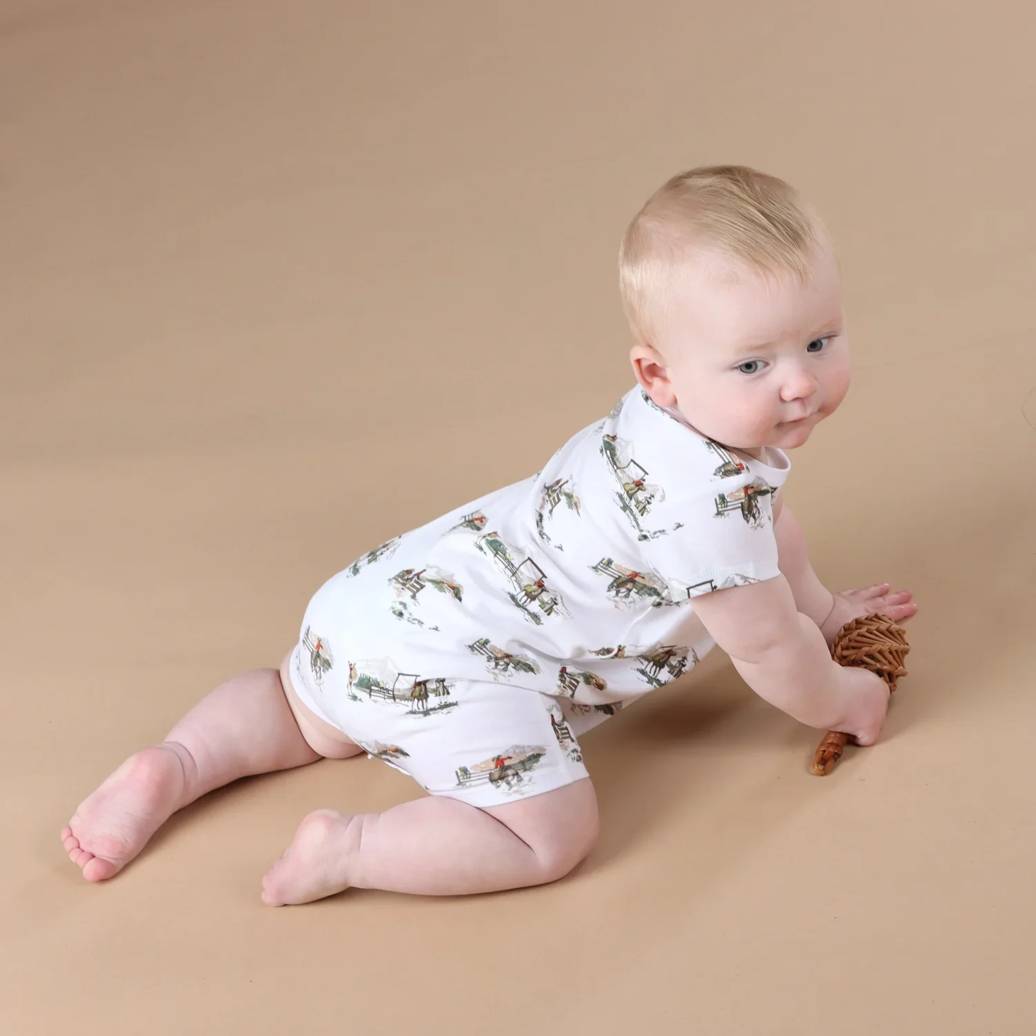 Cotton Romper - Cowboys - Image 2