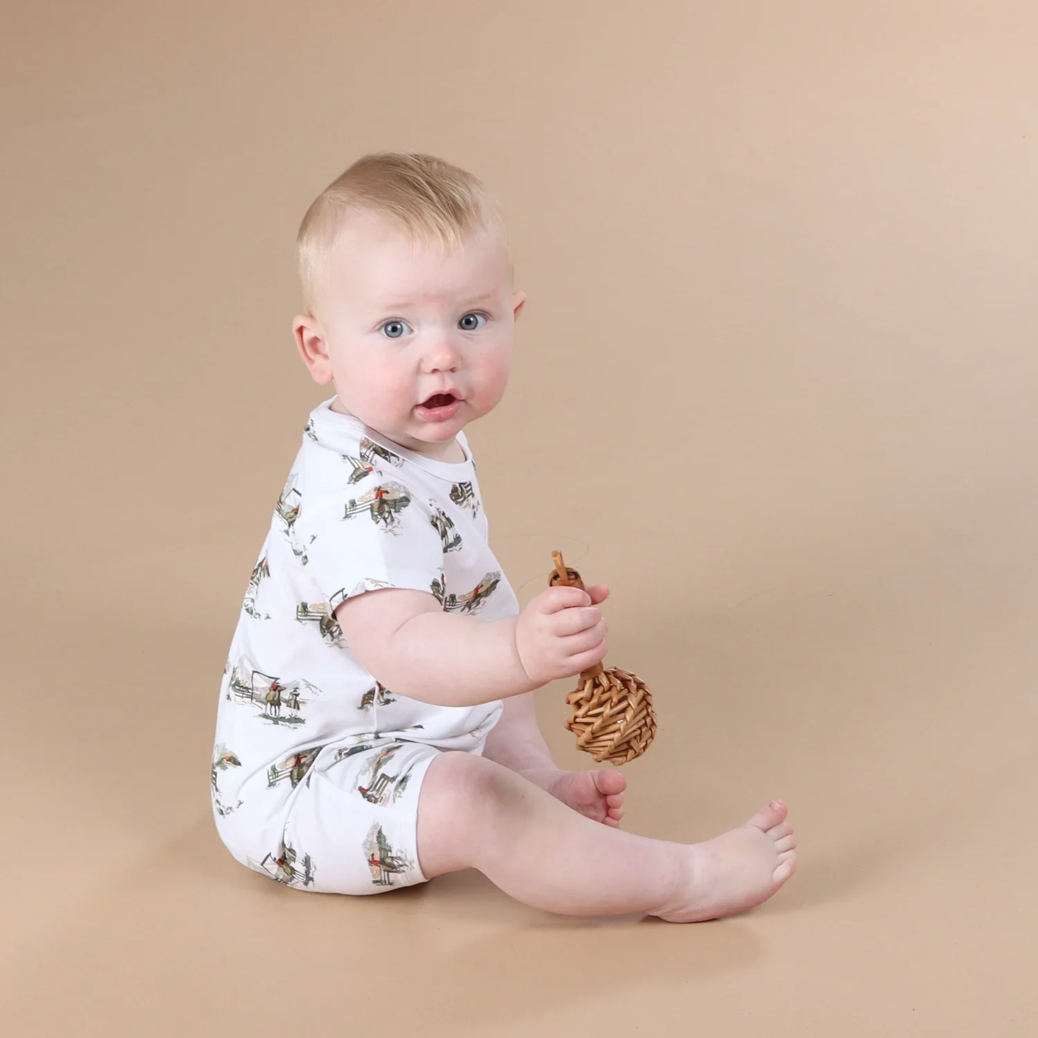 Cotton Romper - Cowboys - Image 4
