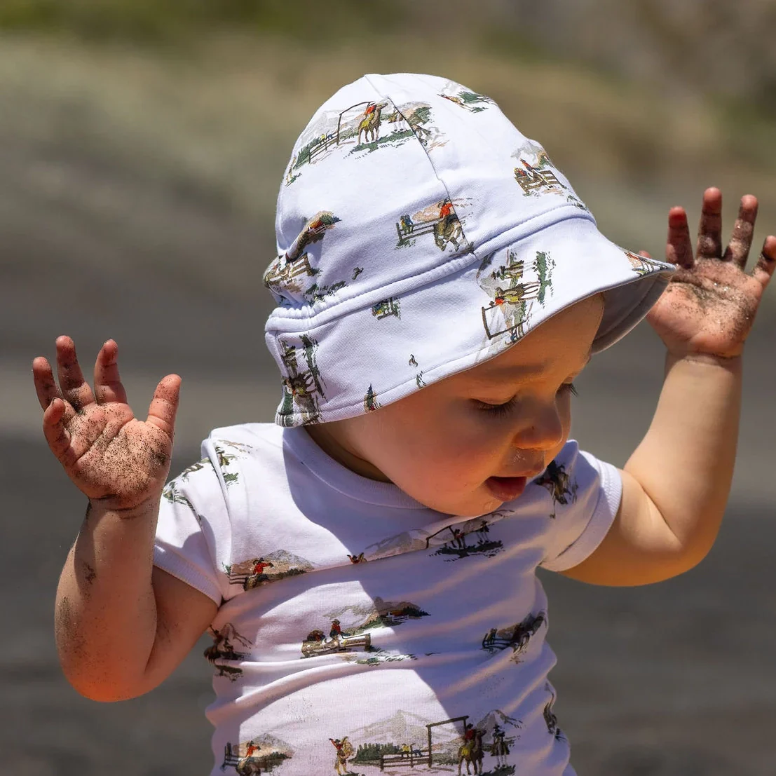 Cotton Sunhat - Cowboys - Image 2