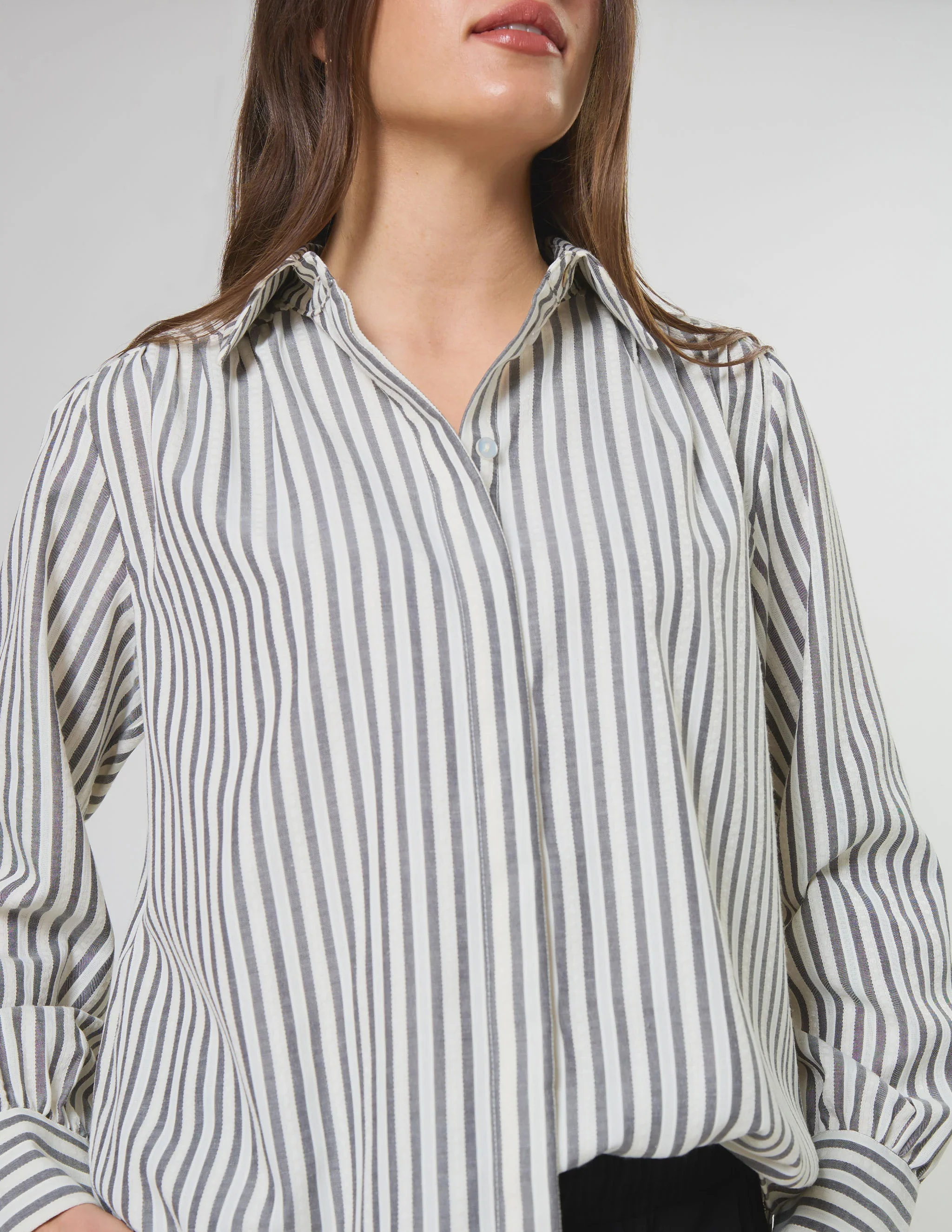 Diana Blouse - Antique Stripe
