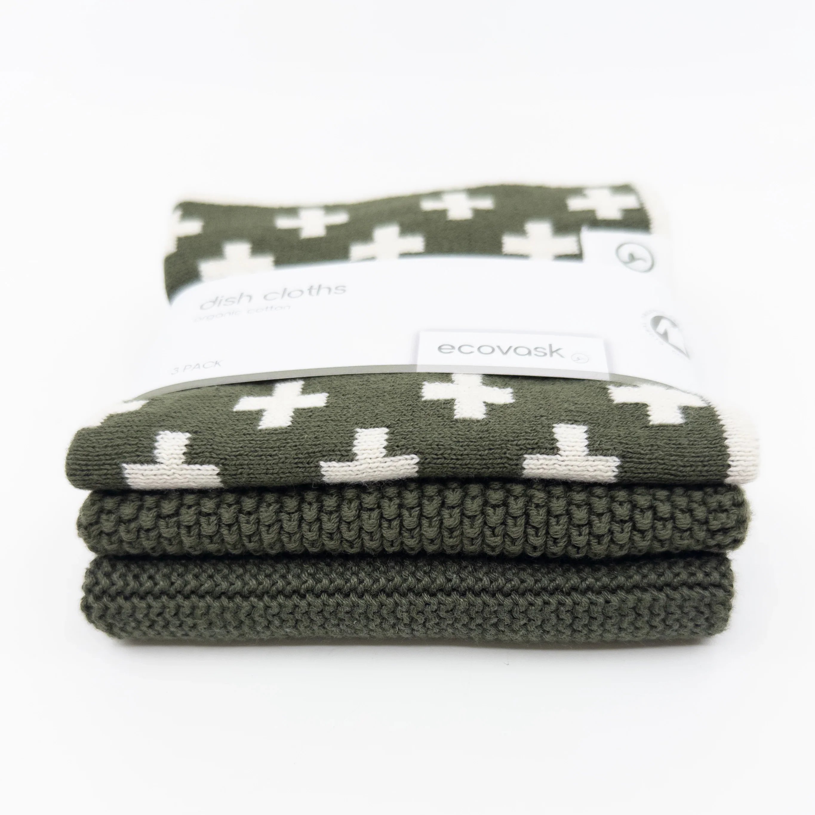 Dishcloth 3pk Set - Winter Moss - Image 3