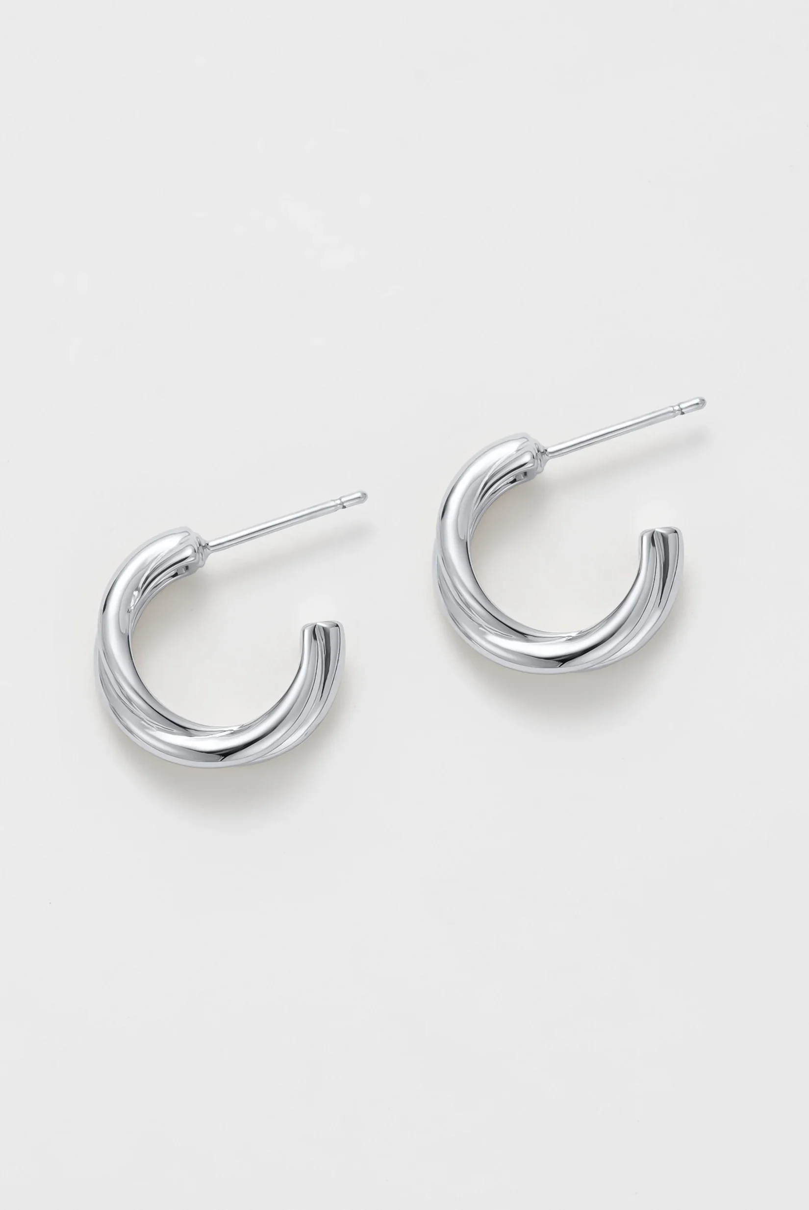 Eloise Hoop - Silver - Earrings - Image 3