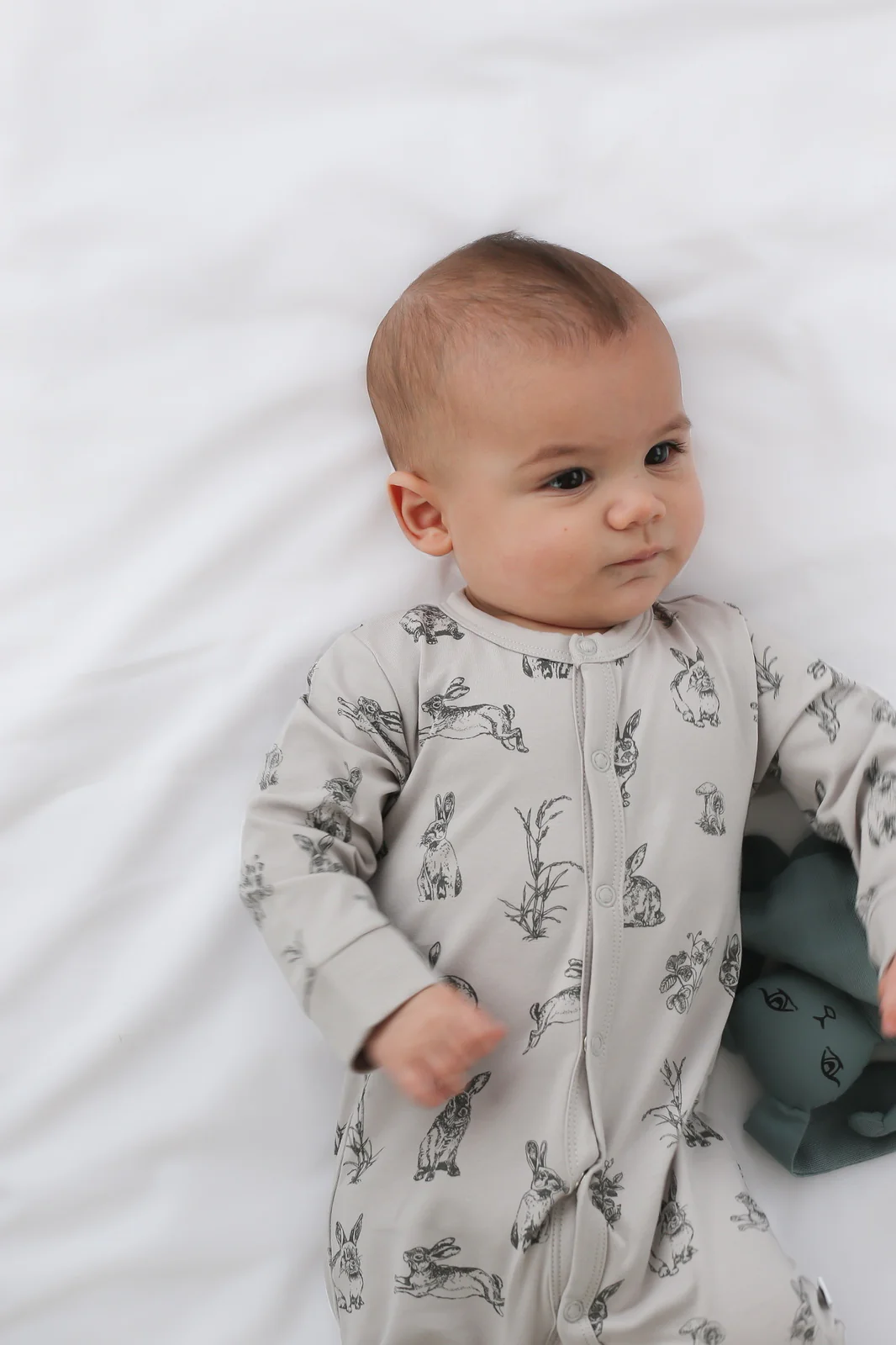 Essentials Sleep Suit - Grey Burrowers - Image 3