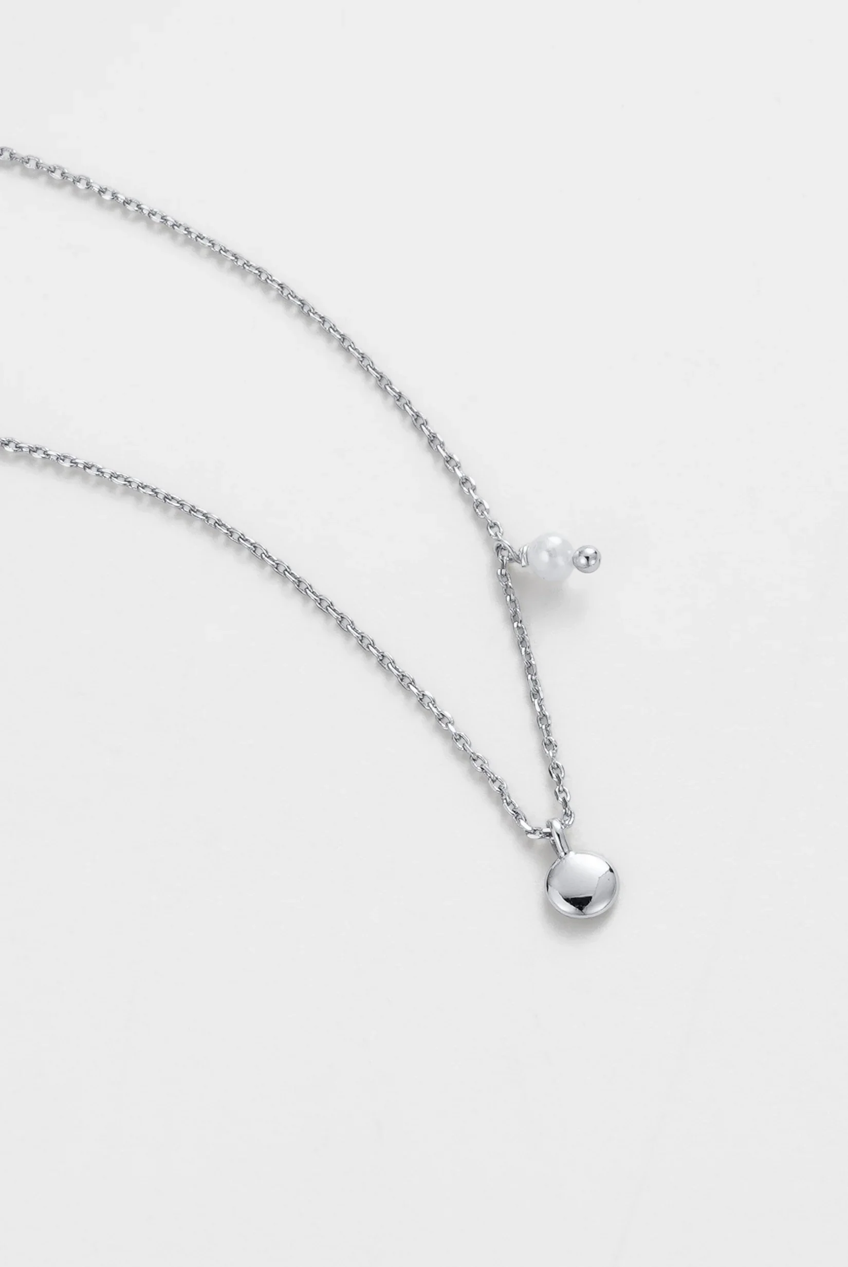 Eva Mini Necklace - Silver - Image 2