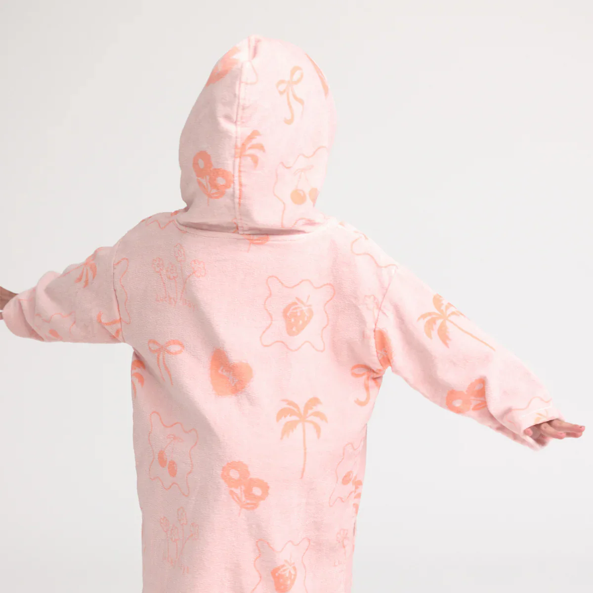 EVERYWHERE ZIP-UP TOWEL Pink - Image 4