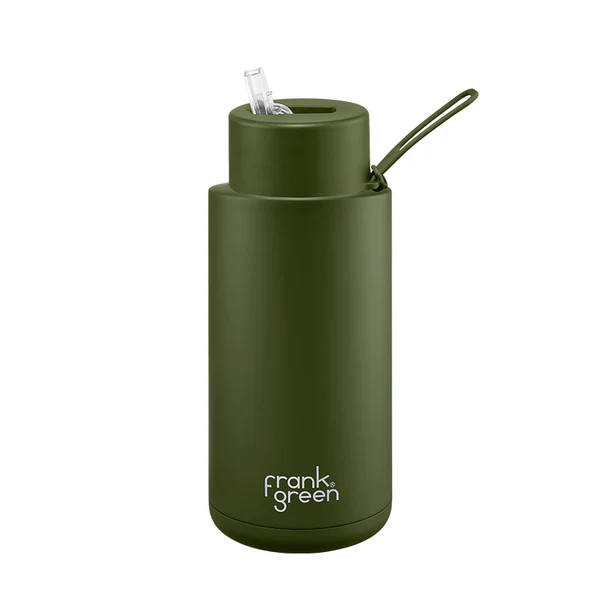 Frank Green Ceramic Reusable Bottle w Straw - 34oz - Image 3