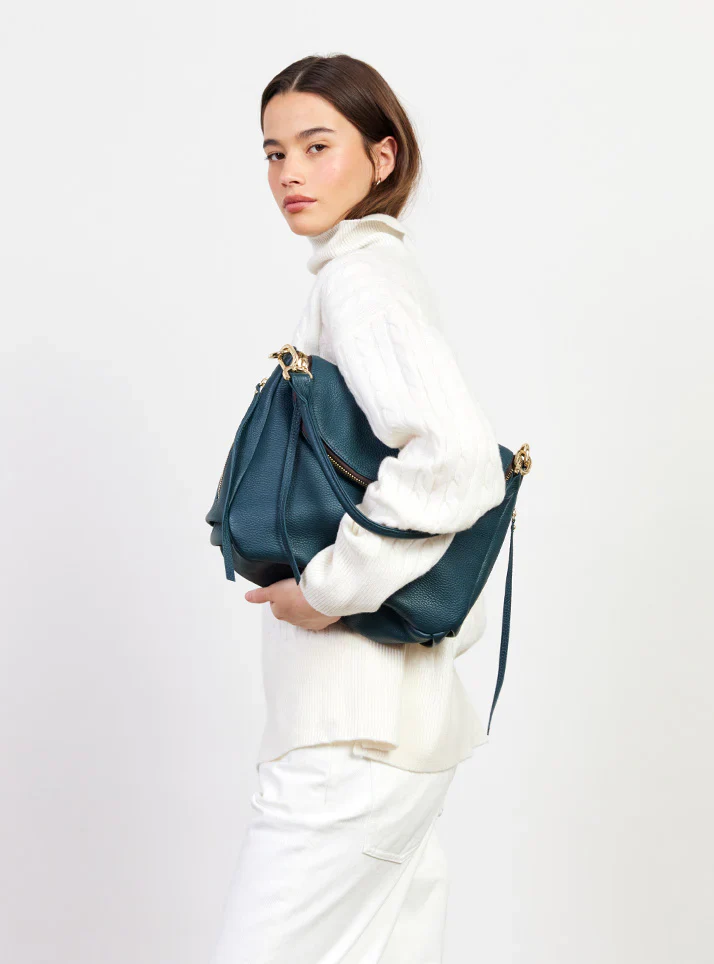 Frankie Shoulder Bag - Hunter Green - Image 3