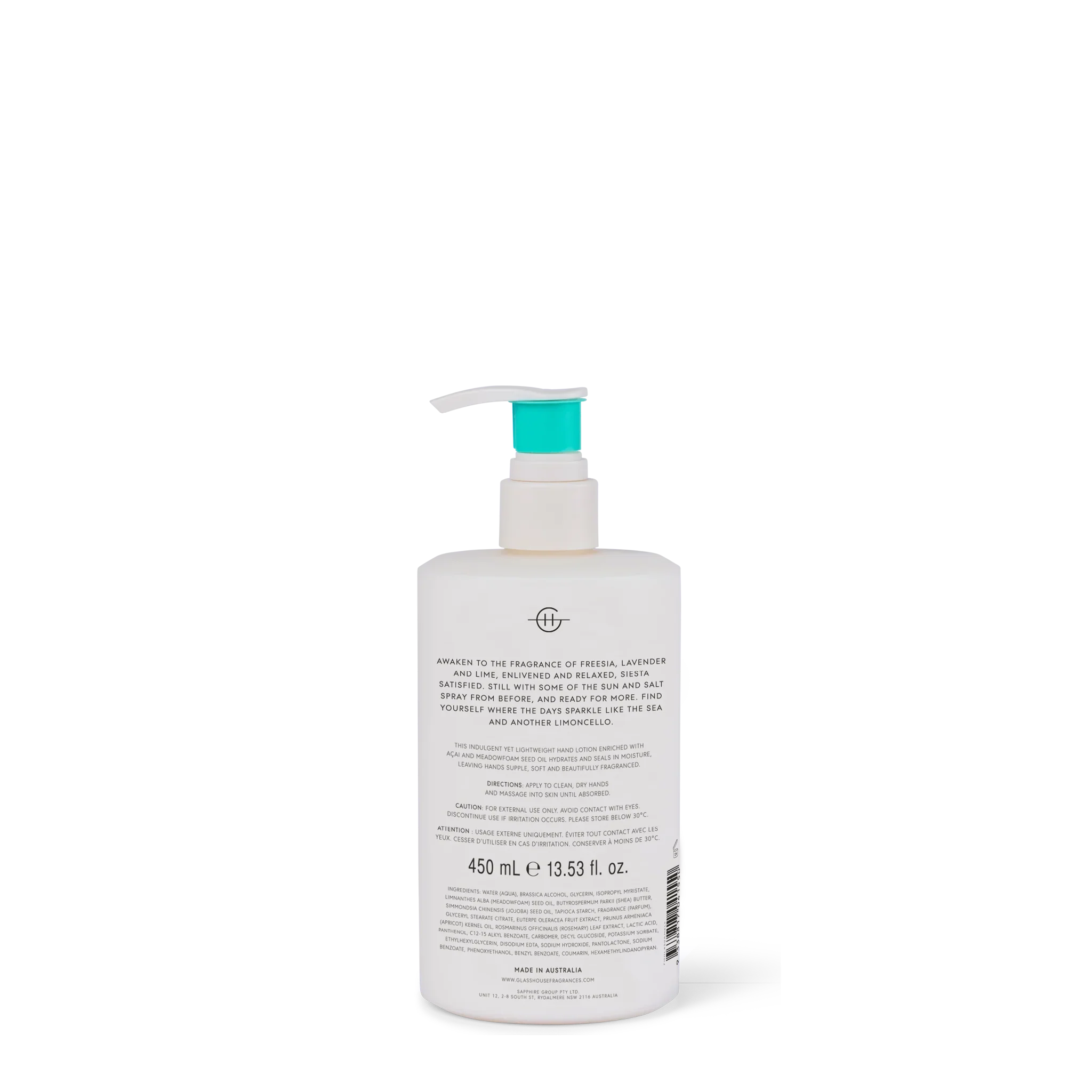 GF 450ml Hand Lotion - Lost In Amalfi - Image 4