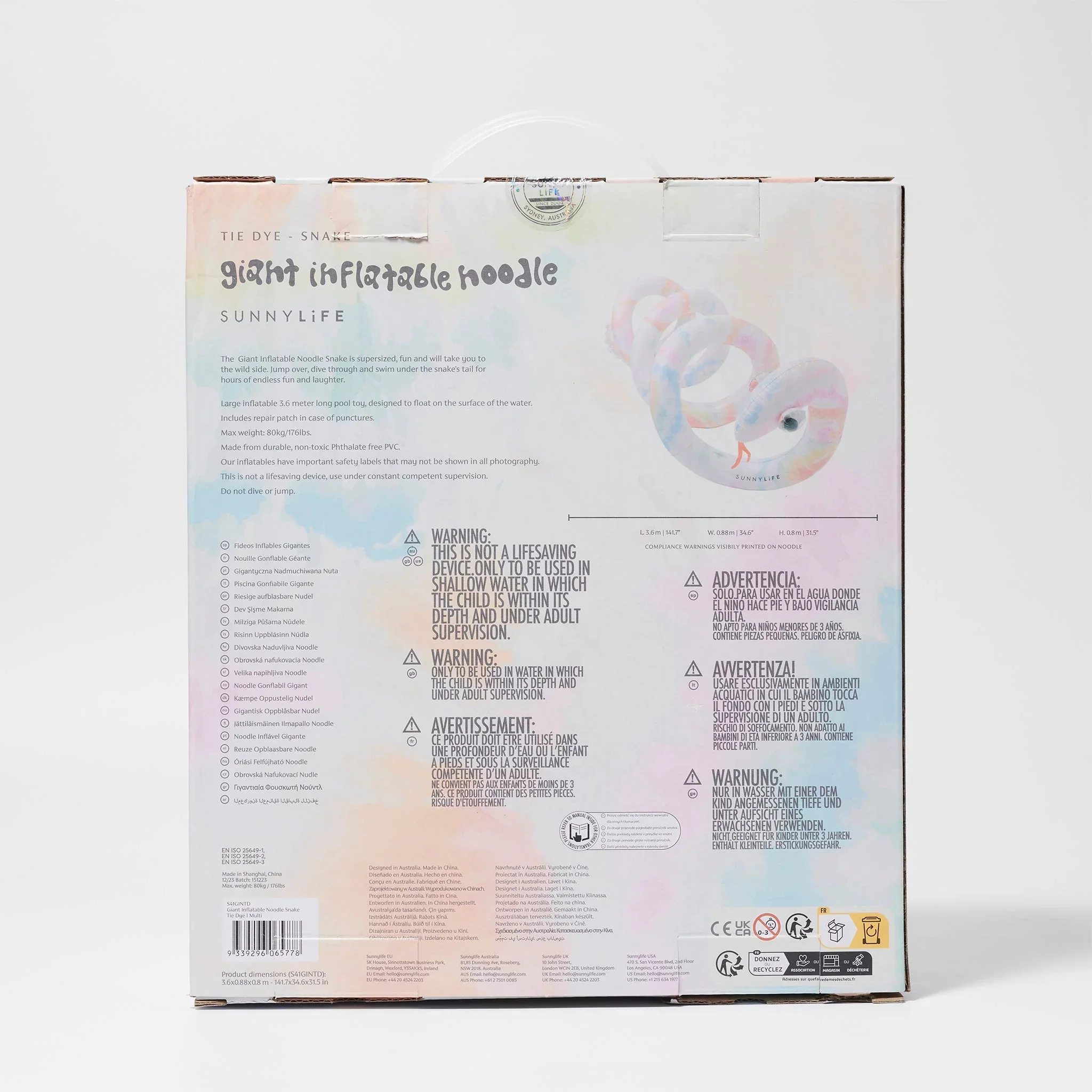 Giant Inflatable Noodle Snake - Image 6