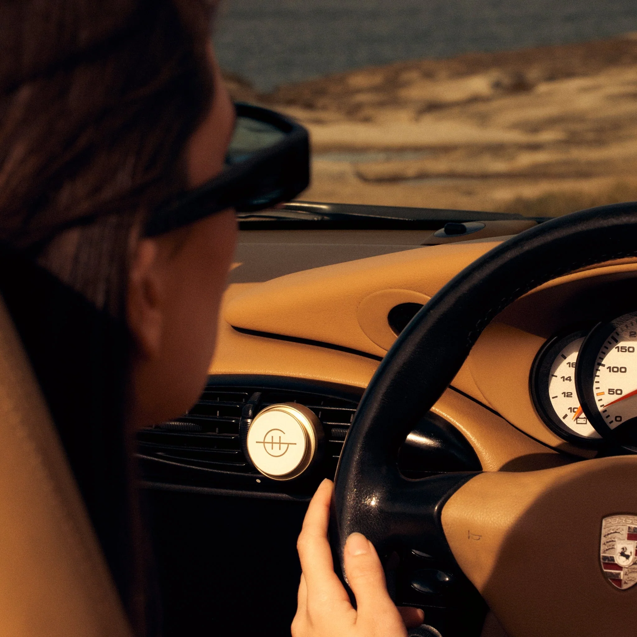 GF Gold Car Diffuser with 1 Replacement Scent Disk - Tahaa - Image 4