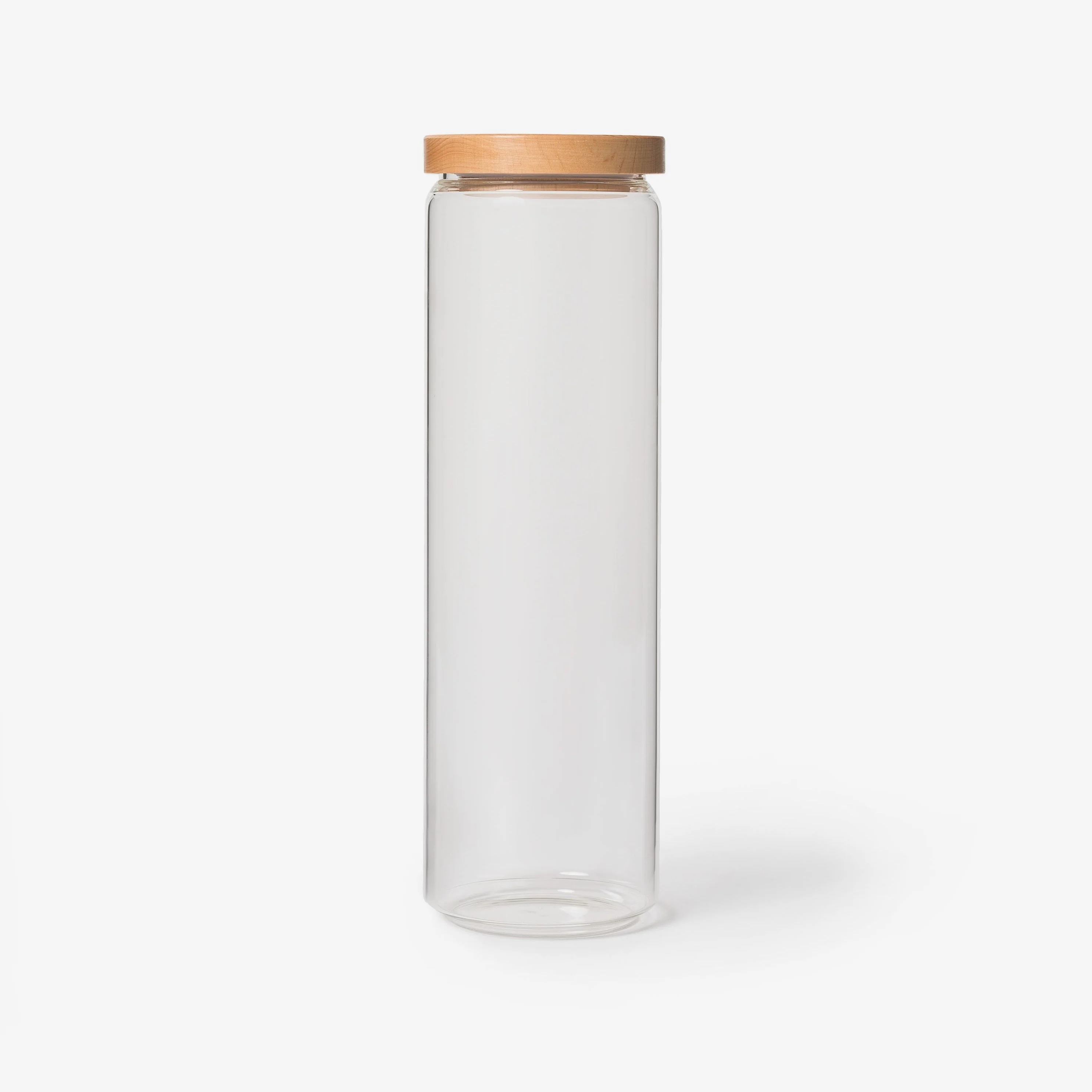 Glass Storage Jar w Wooden Lid - Image 5