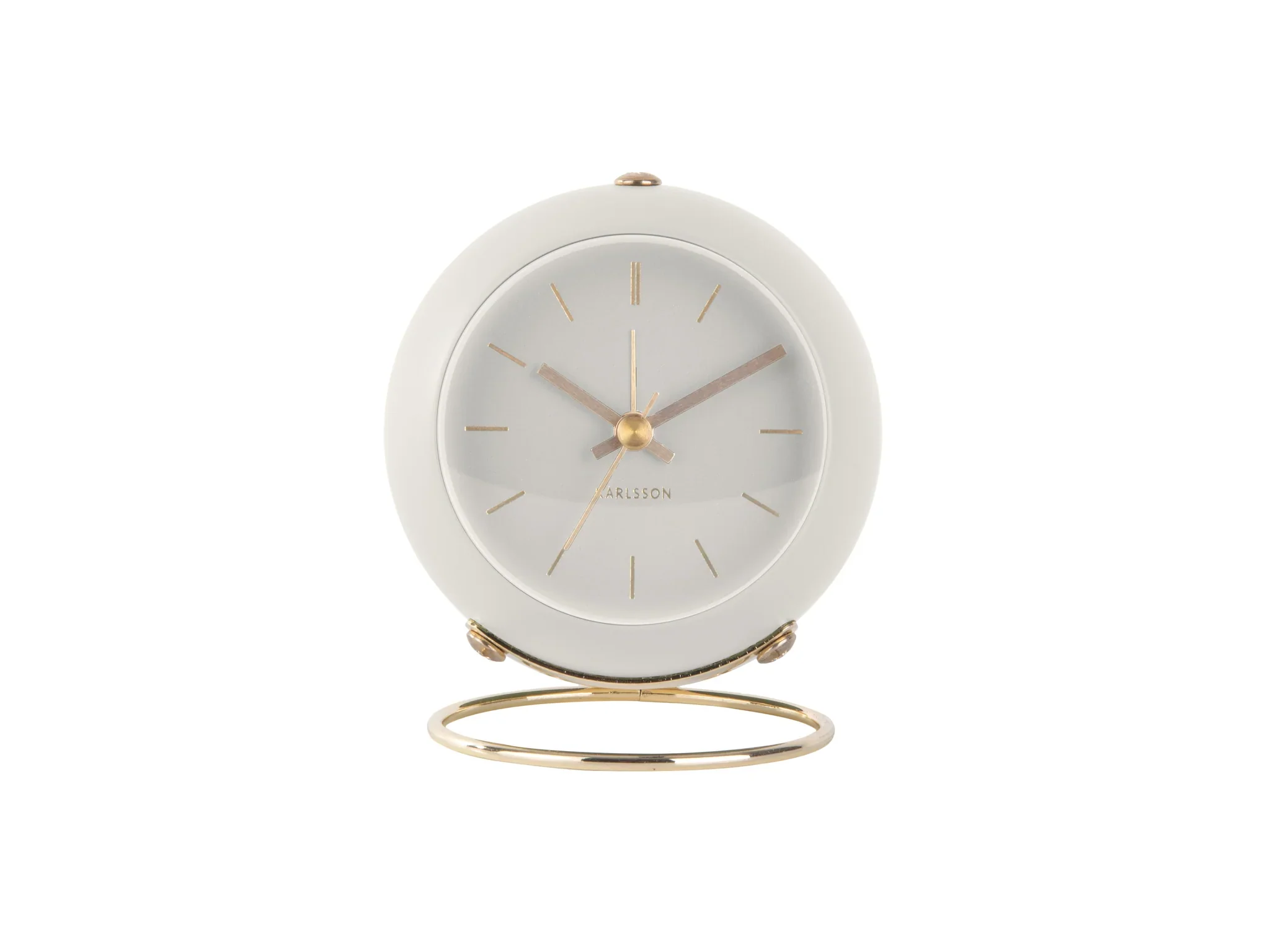 Globe Alarm Clock - White - Image 2