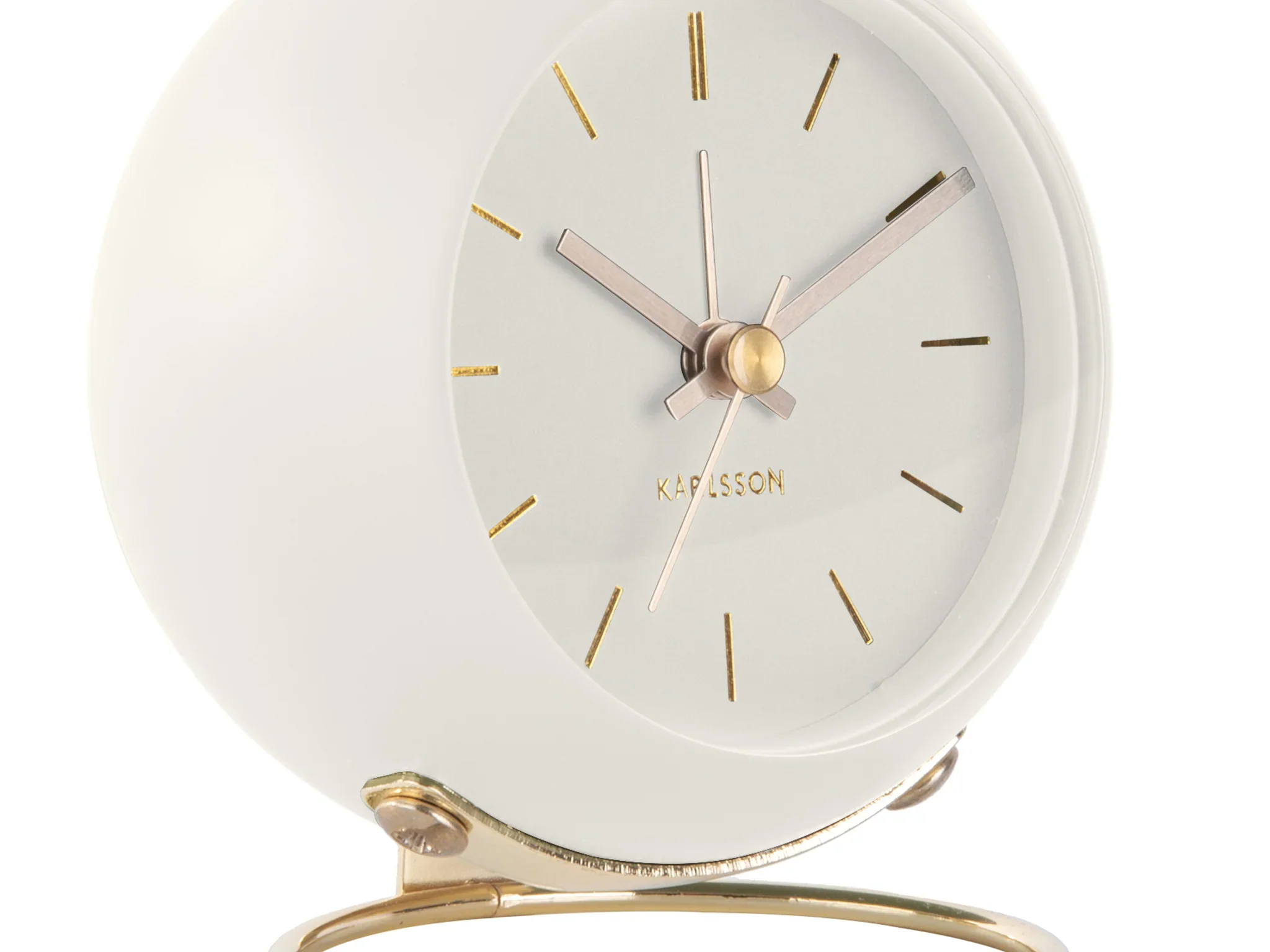 Globe Alarm Clock - White - Image 3