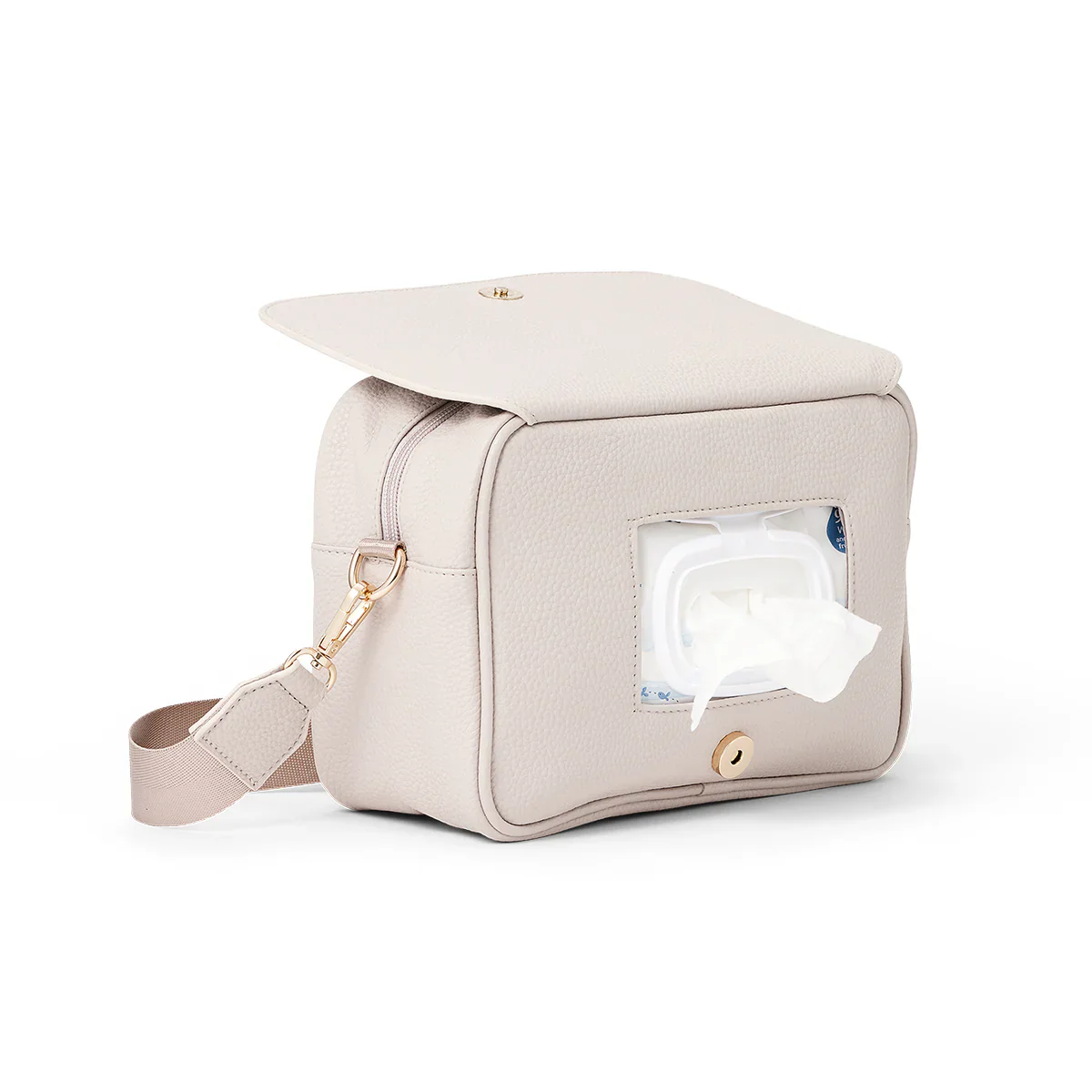 Happer Cross Body Bag - Stone Pebble - Image 4
