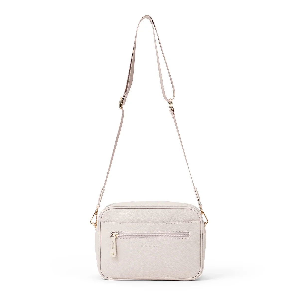 Happer Cross Body Bag - Stone Pebble - Image 5