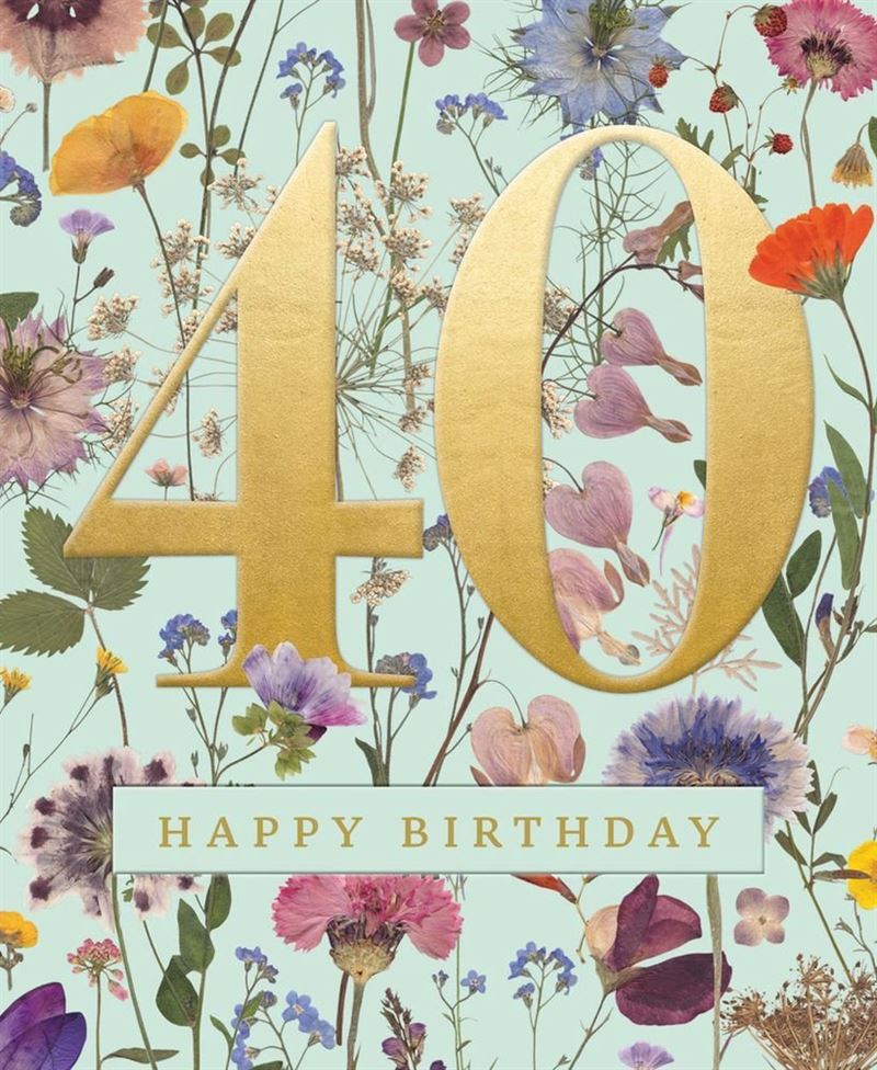 Happy Birthday Card Wild Meadow - Image 4