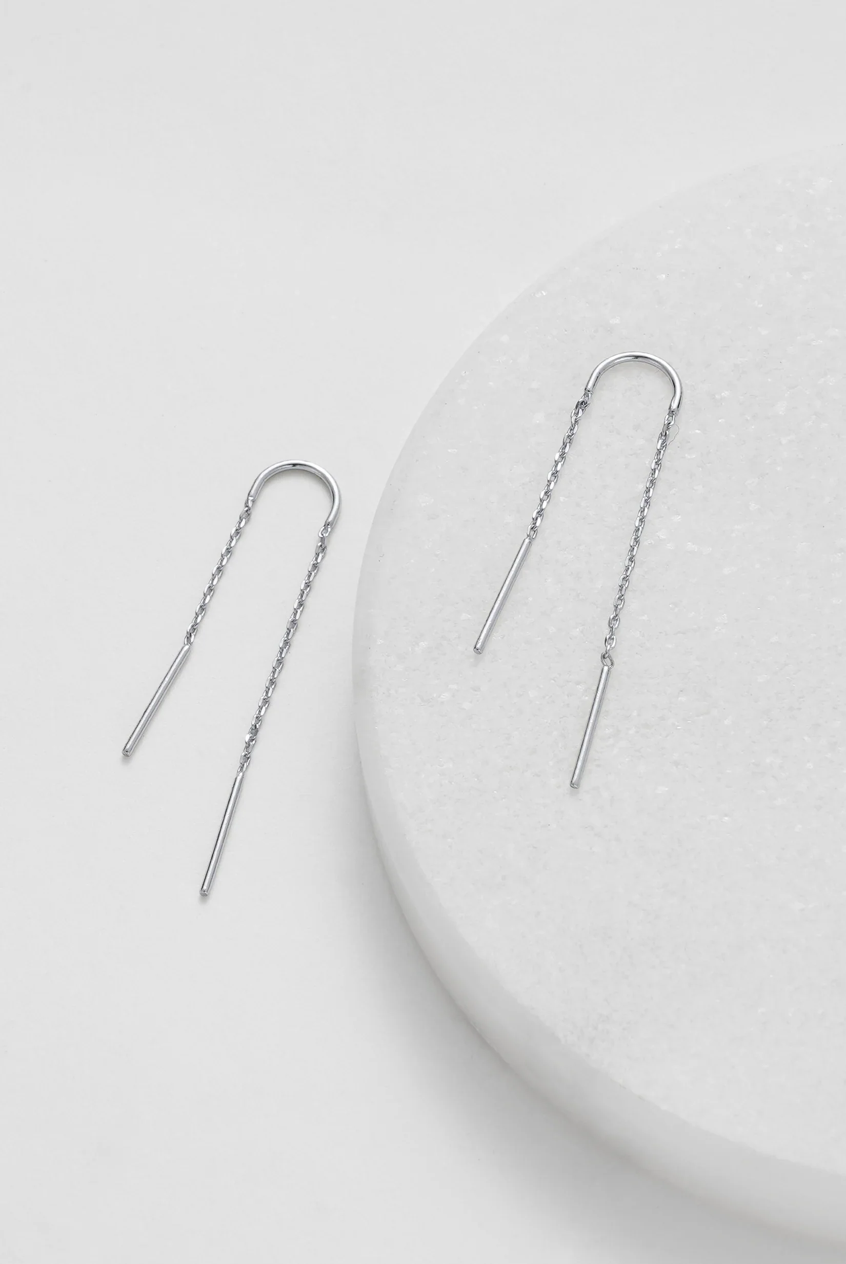 Ivy Thread Essential Earring - Silver - Image 3