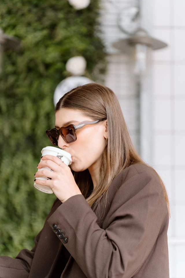 Jade Sunglasses - Coffee - Image 3