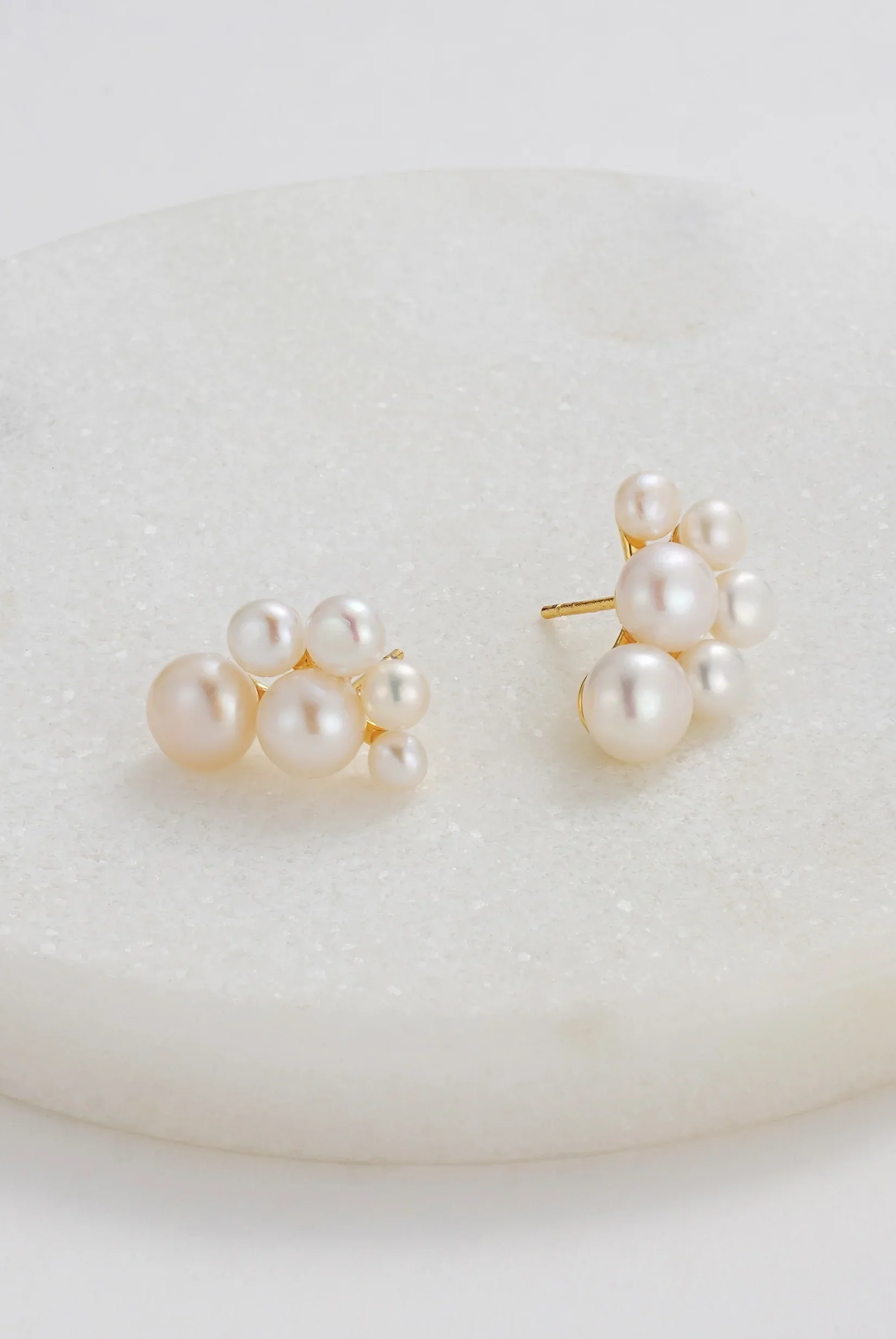 Josephine Pearl Earring - Gold - Image 6