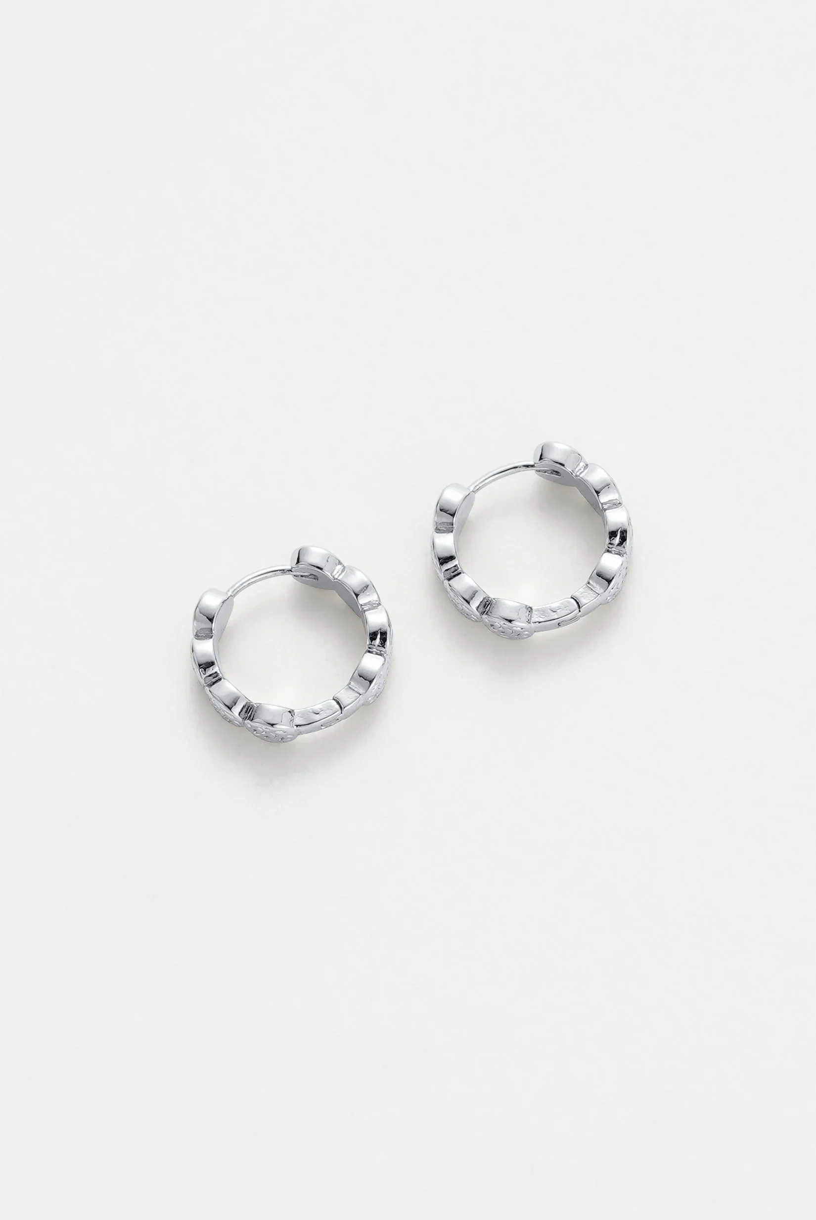 Josie Hoop Essential Earring - Silver - Image 3