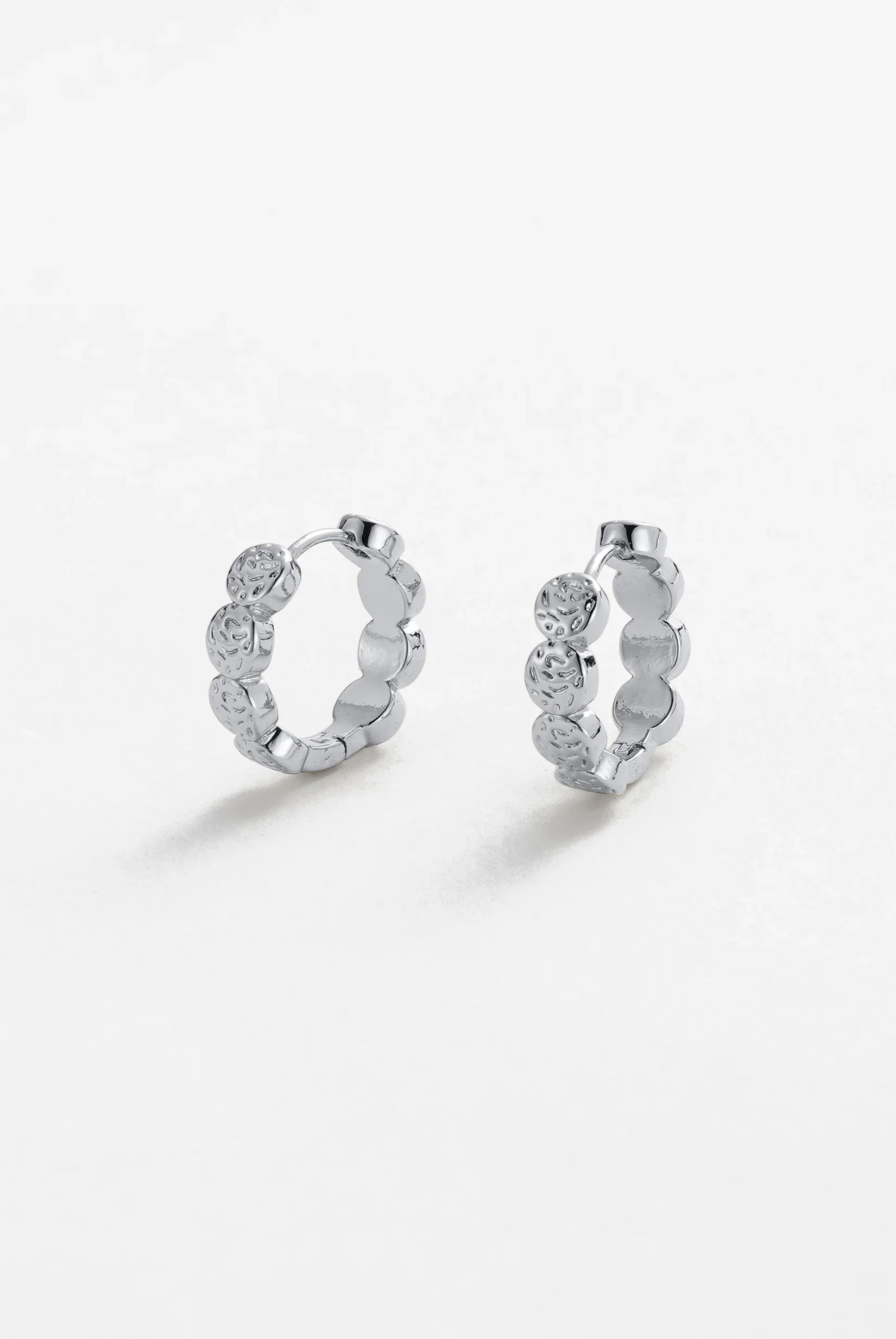 Josie Hoop Essential Earring - Silver - Image 4