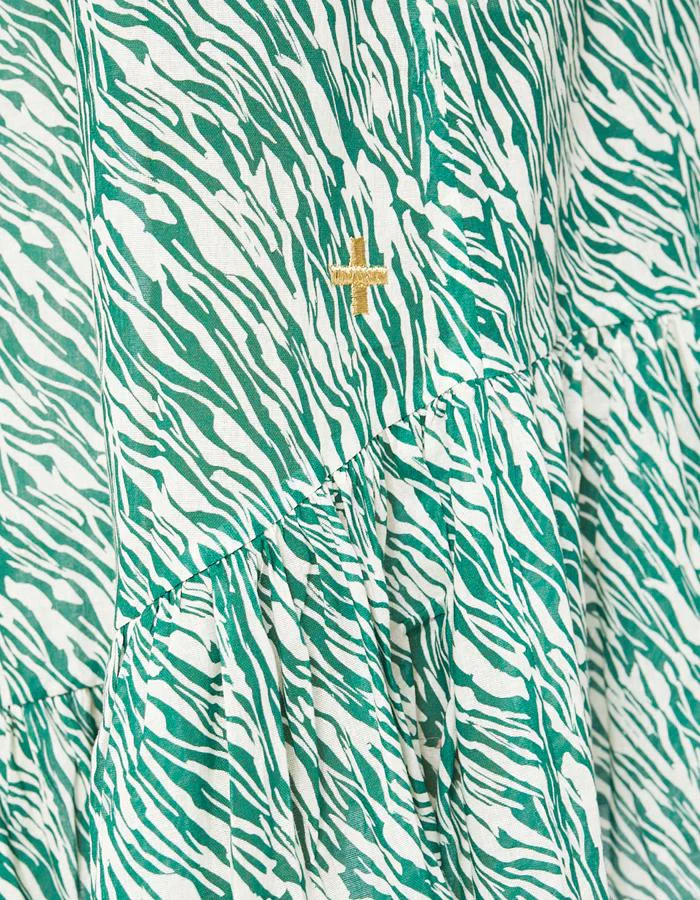 MAGNOLIA DRESS - GRASSY ZEBRA - Image 5