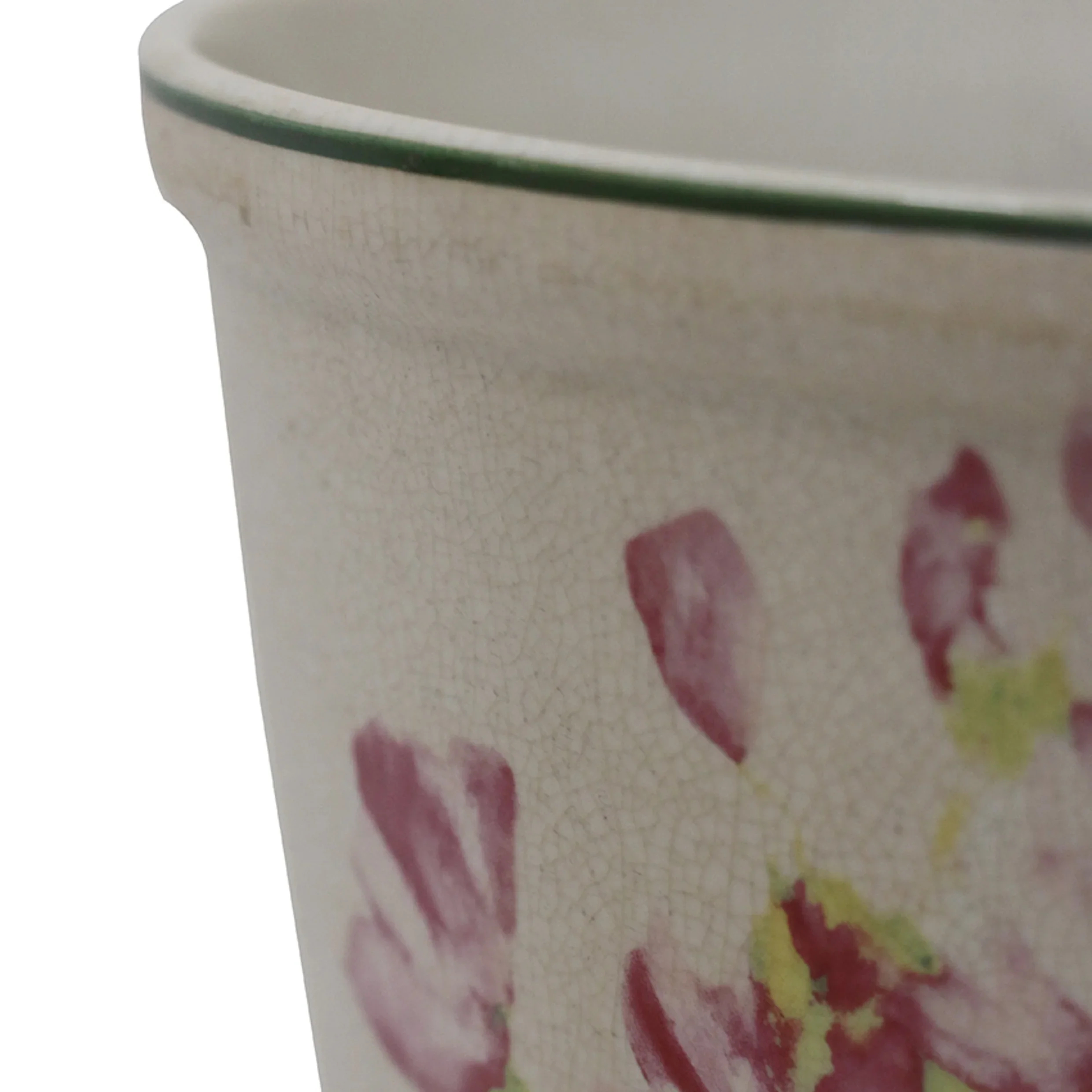 Magnolia Limone Crackled Planter 18cm - Image 2