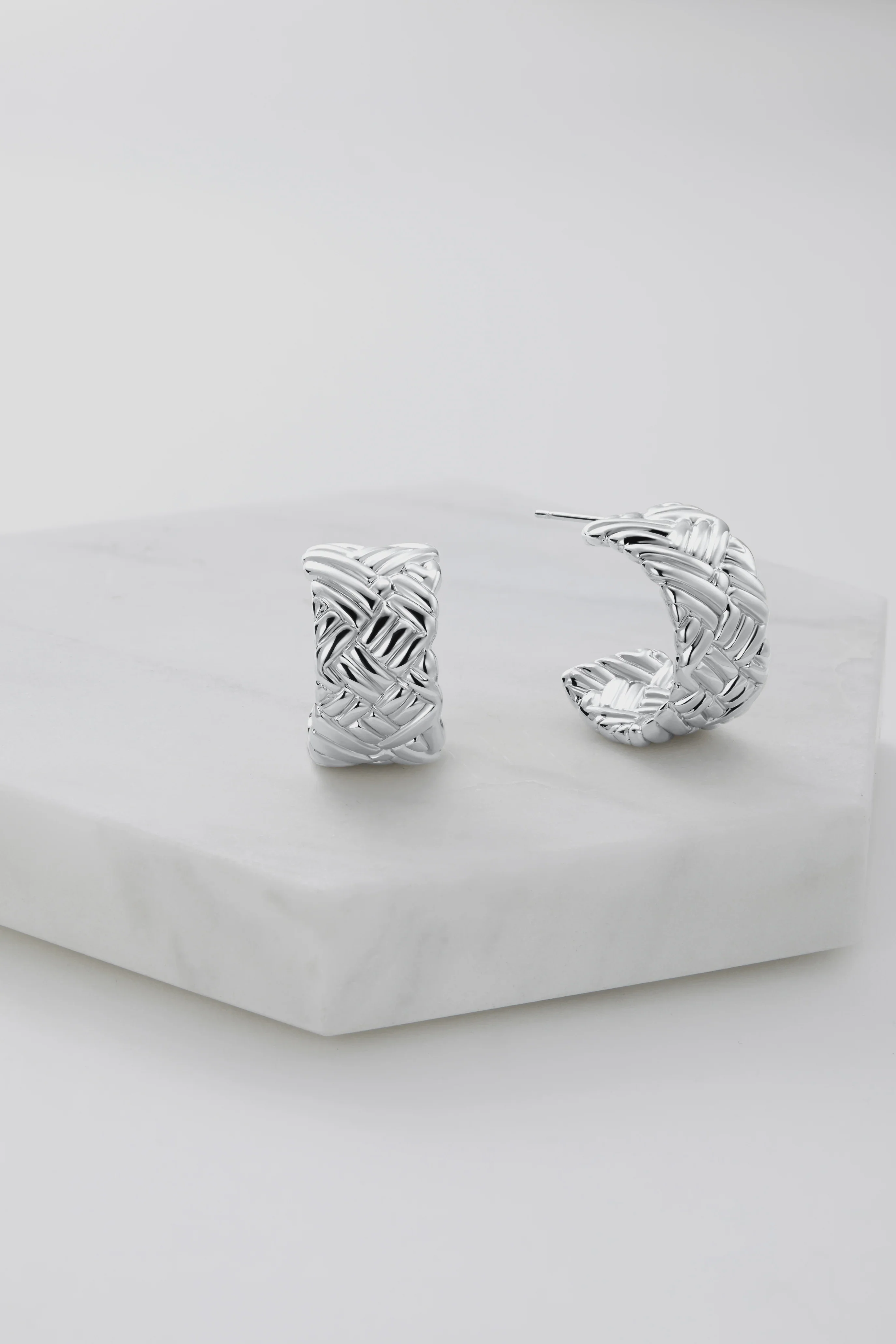 Maisy Hoop - Silver - Essential Earring