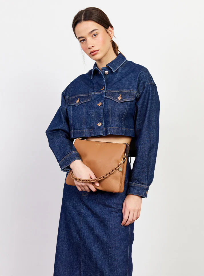 Matilda Crossbody - Toffee + Tonal Chain - Image 2