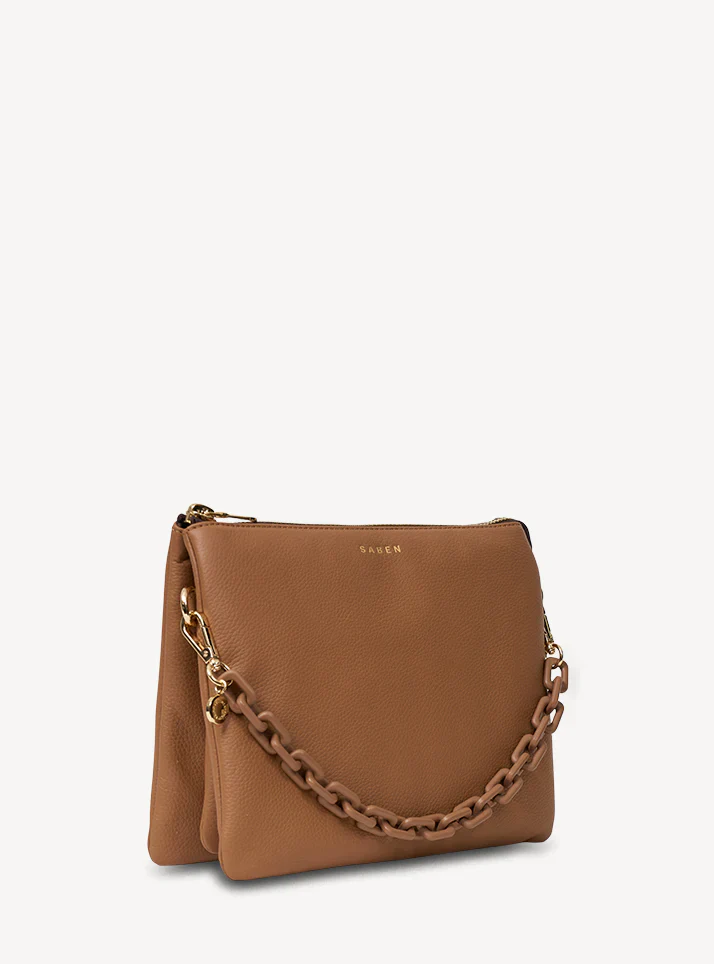 Matilda Crossbody - Toffee + Tonal Chain - Image 6