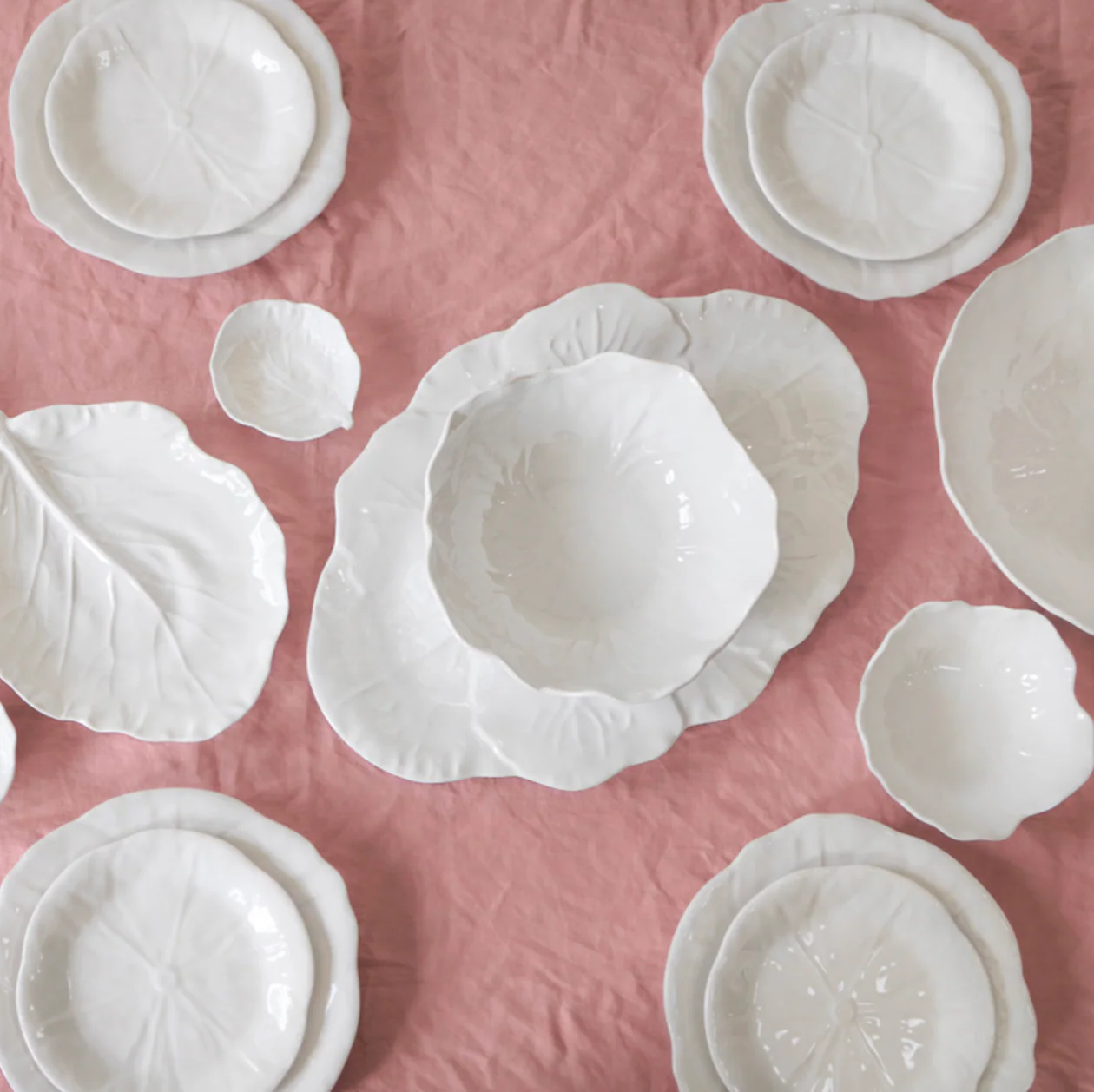 Melamine Cabbage Leaf Oval Platter - 50cm - Image 3