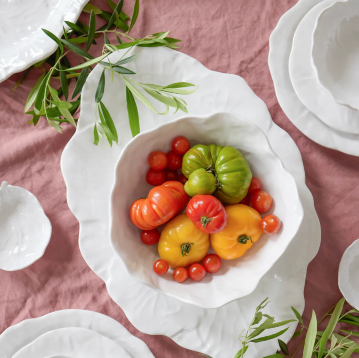 Melamine Cabbage Leaf Oval Platter - 50cm - Image 4