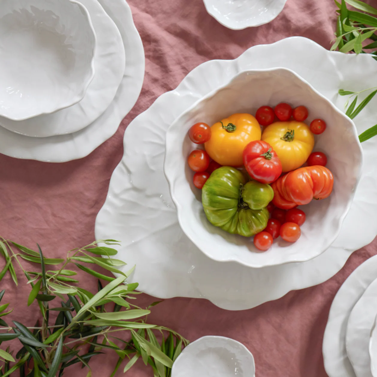 Melamine Cabbage Leaf Oval Platter - 50cm - Image 5